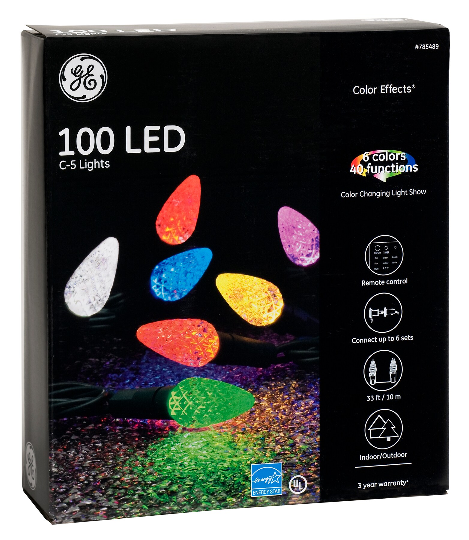 ge 100 led color effects