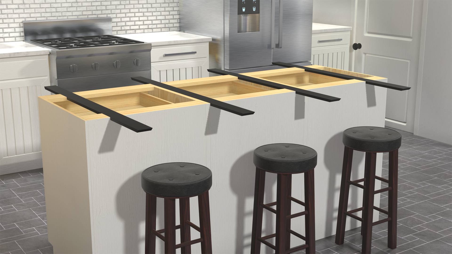 The Original Granite Bracket DSI-56 Shelving-Hardware - View #7