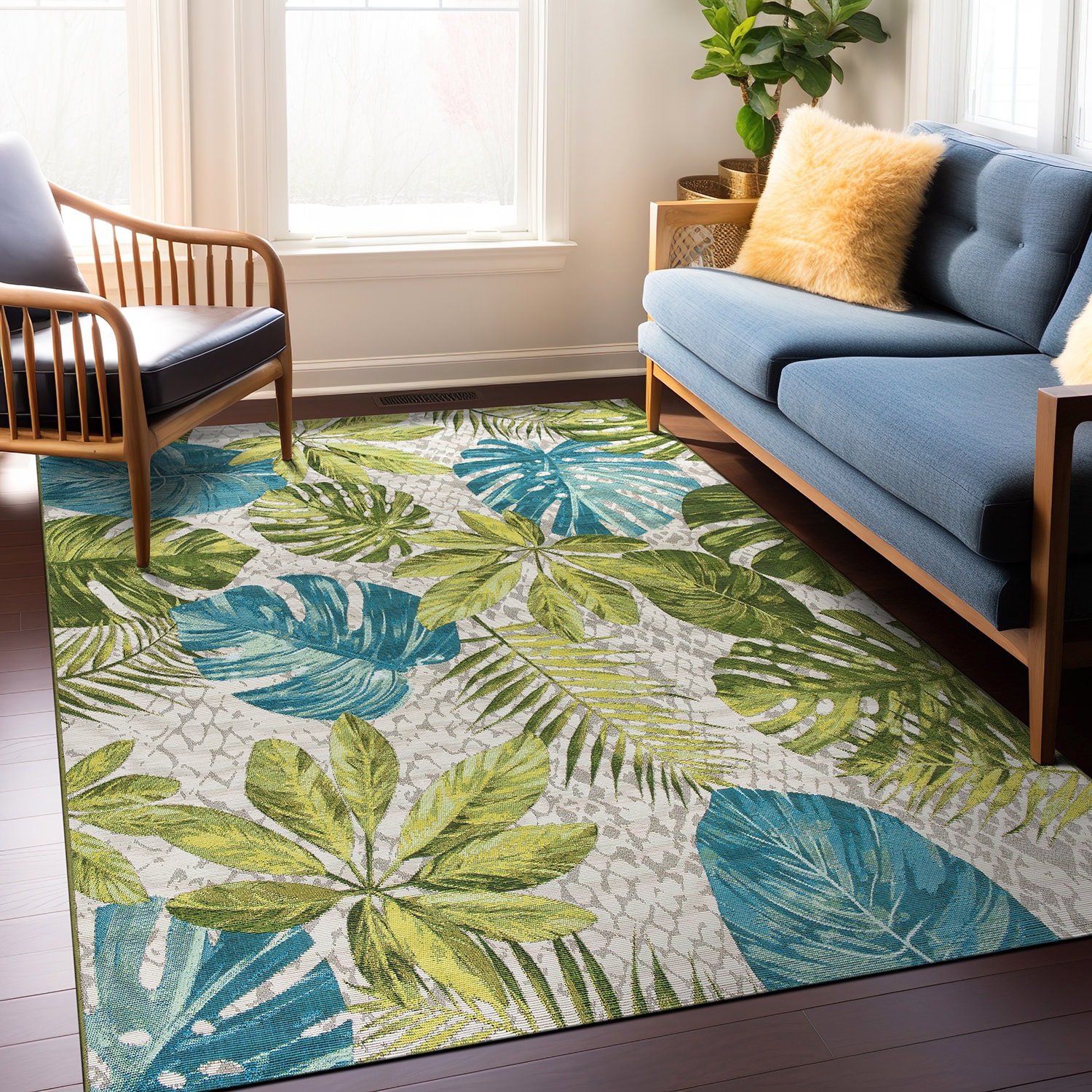 World Rug Gallery 433GREEN8X10 rugs - View #2