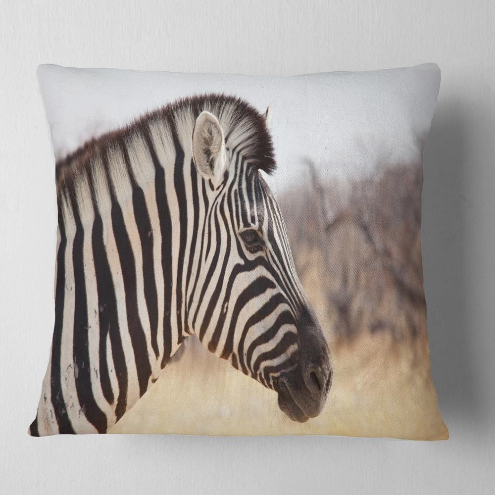 Designart CU12257-16-16 16-in x 16-in White Indoor Decorative Pillow
