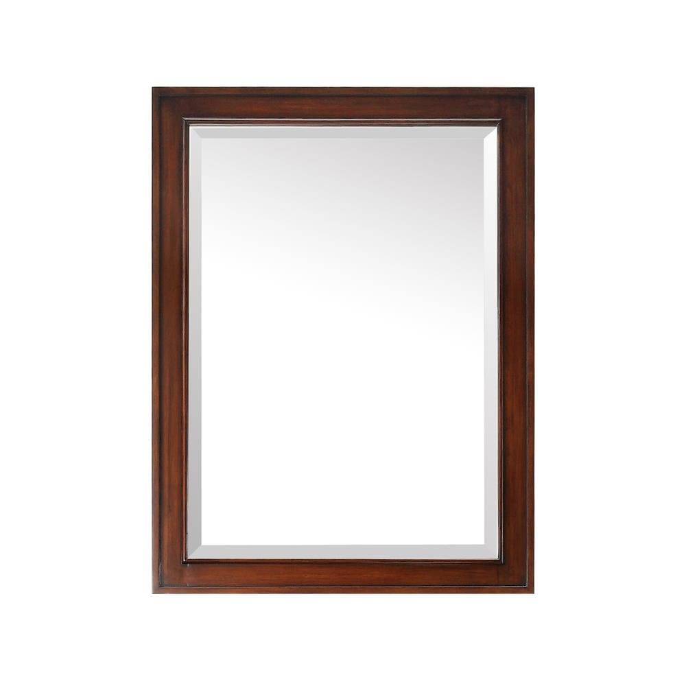 Brentwood 24-in x 32-in New Walnut Rectangular Bathroom Vanity Mirror in Brown | - Avanity BRENTWOOD-M24-NW