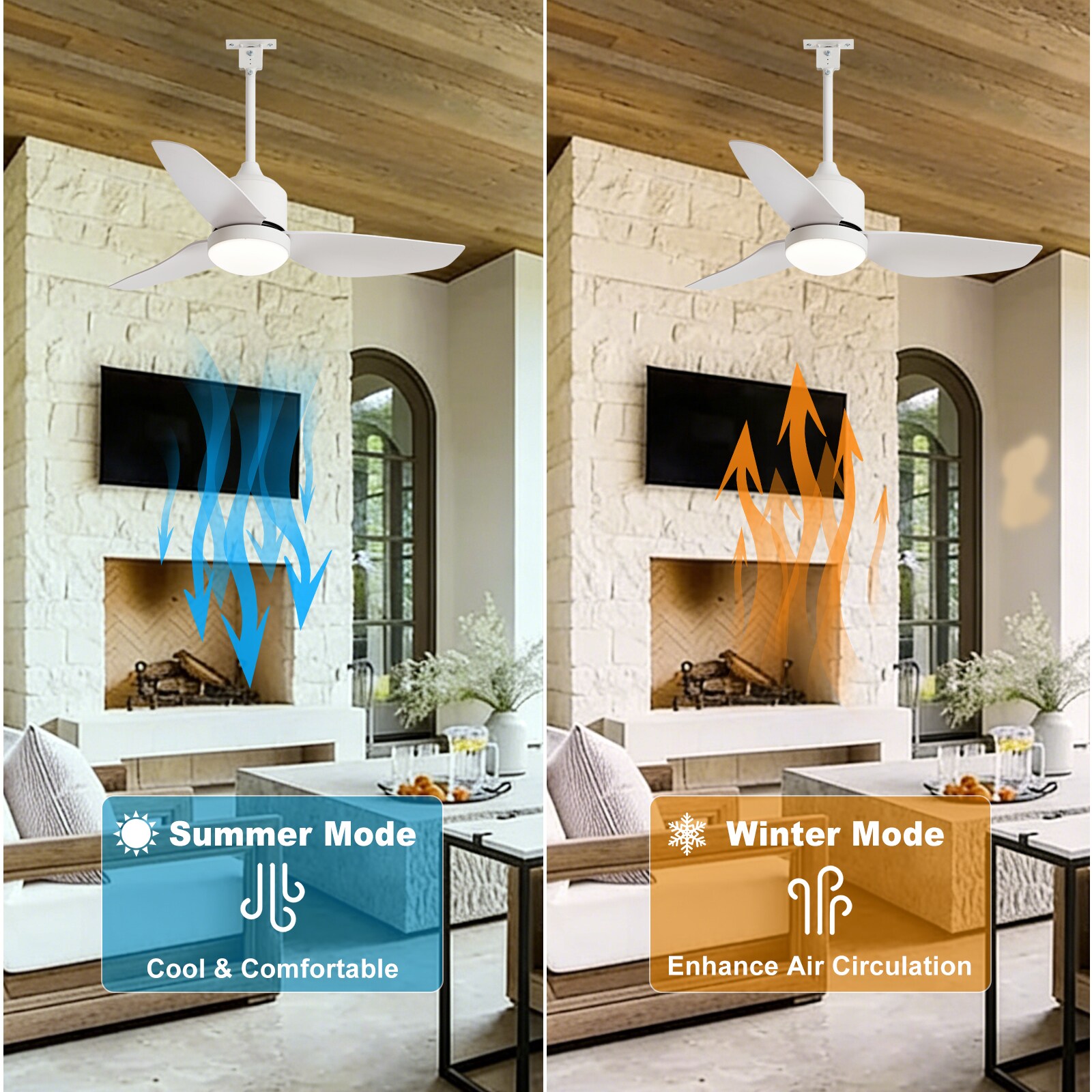 Dovanpaul 184-18C-42WH-L Ceiling-Fans - View #3