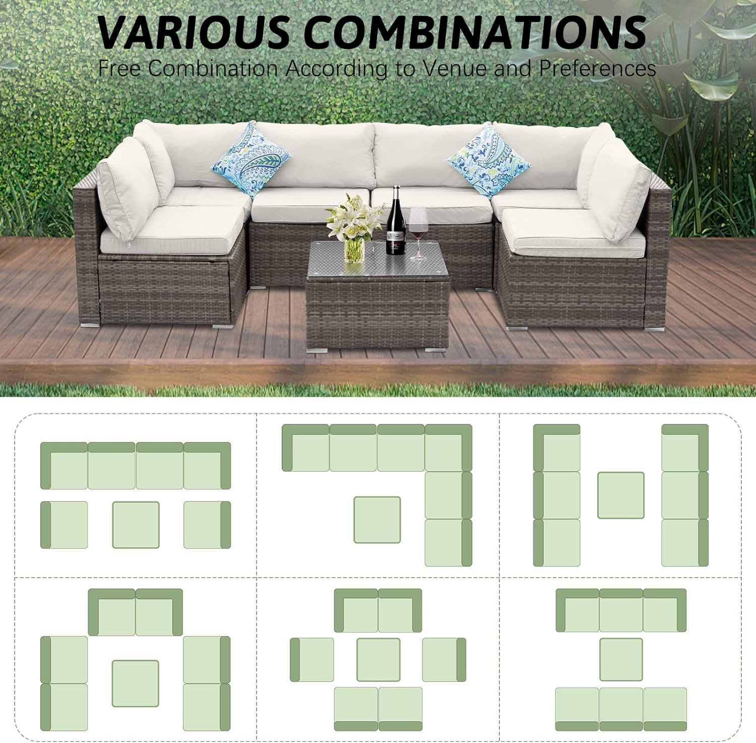 Damerin N7CS51 Patio-Conversation-Sets - View #3