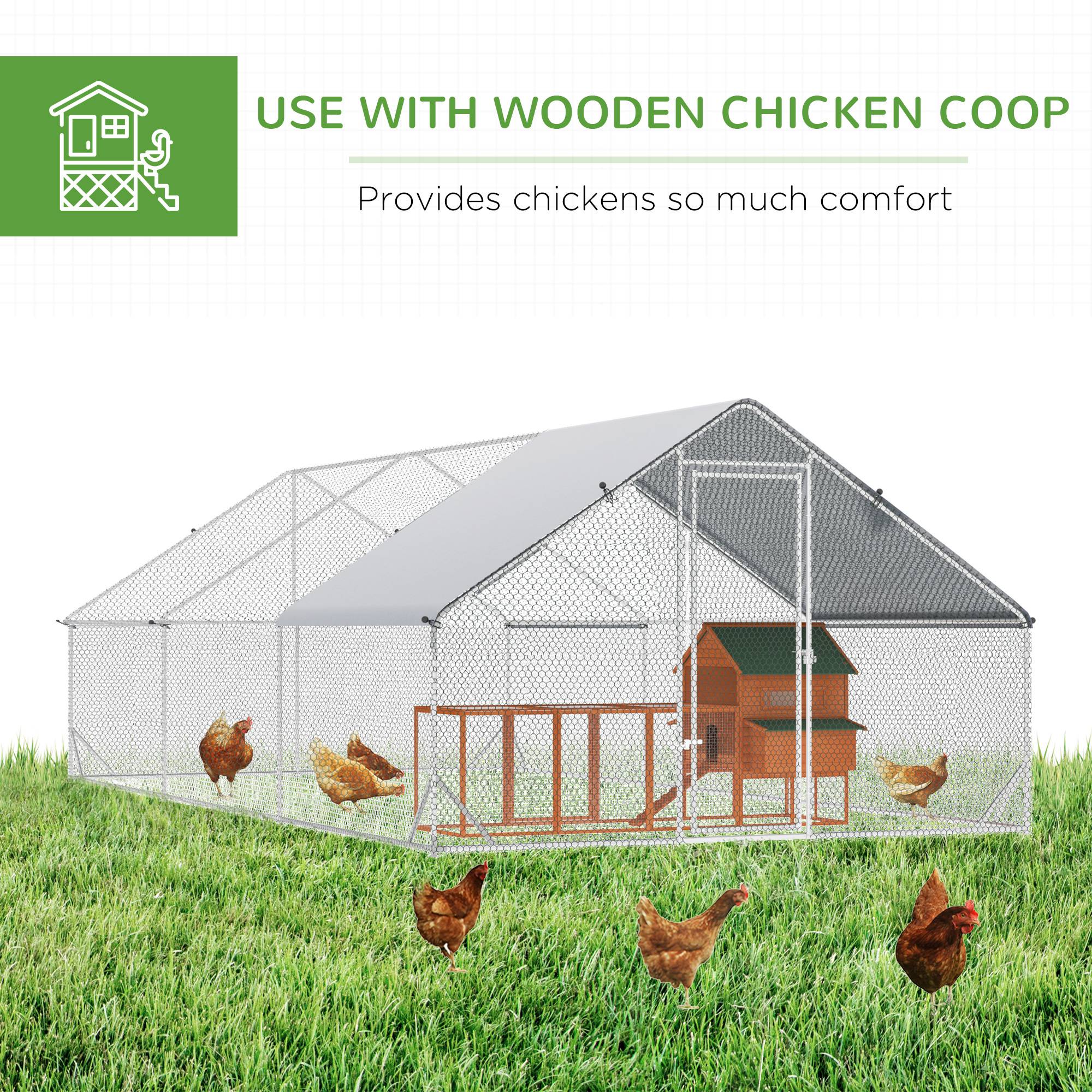 Maocao Hoom JL166338 Chicken-Coops-Rabbit-Hutches - View #7