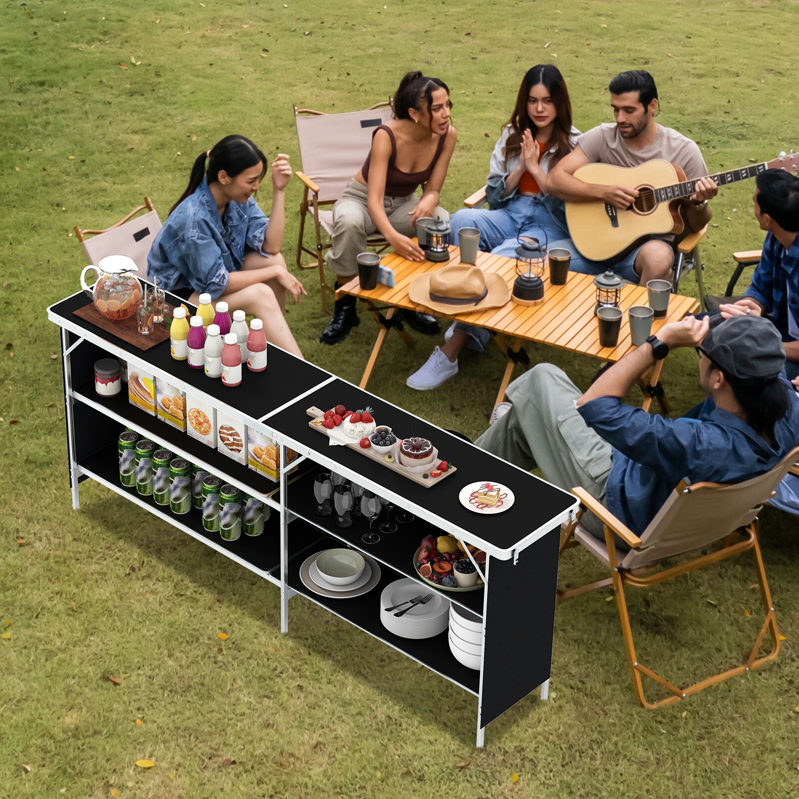 Slickblue D-CO-KD51021PN Picnic-Tables - View #3