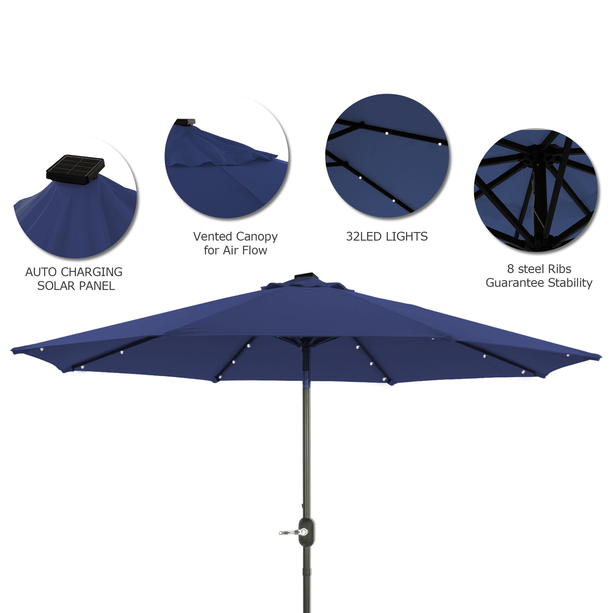 CASAINC CAB-002CREME Umbrellas-2 - View #6
