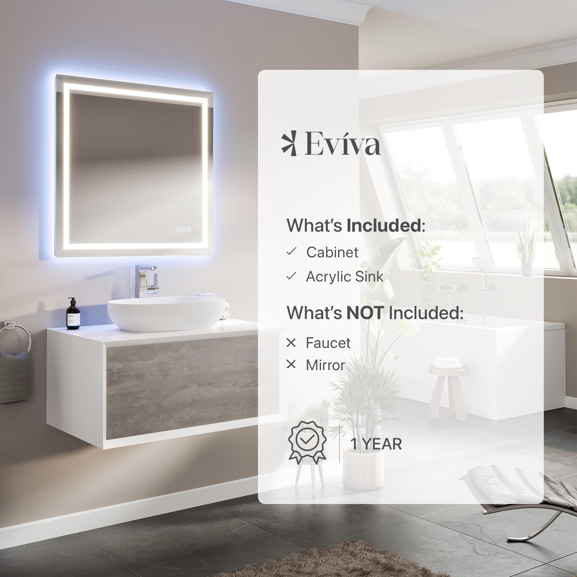 Eviva EVVN555-36GRN Bath-Vanity-Combo - View #7