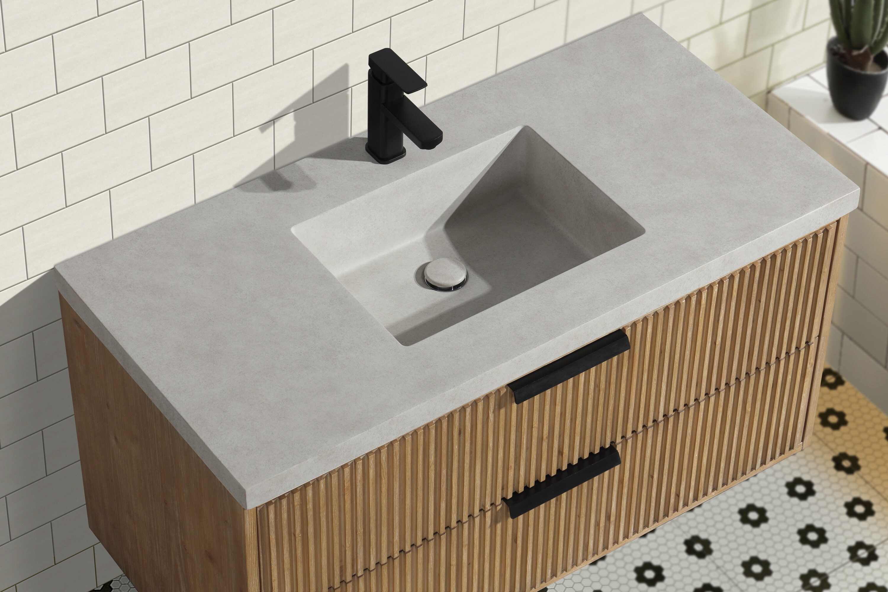 Ari Kitchen & Bath AKB-DIEGO-42-WTHFR Bath-Vanity-Combo - View #10