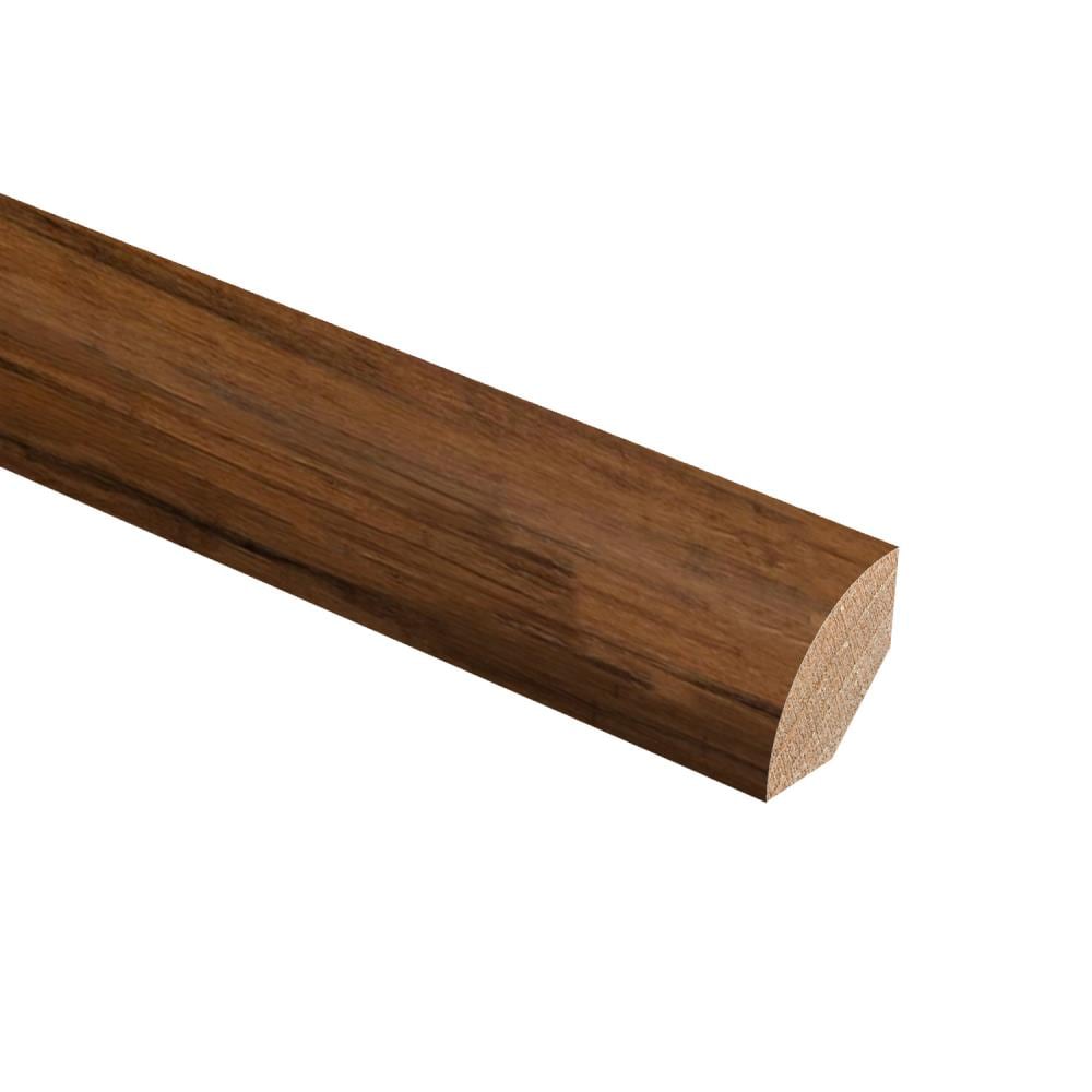 Zamma 204002012586 Rustic Bamboo 0.75-in T x 0.75-in W x 94-in L Wood Quarter round