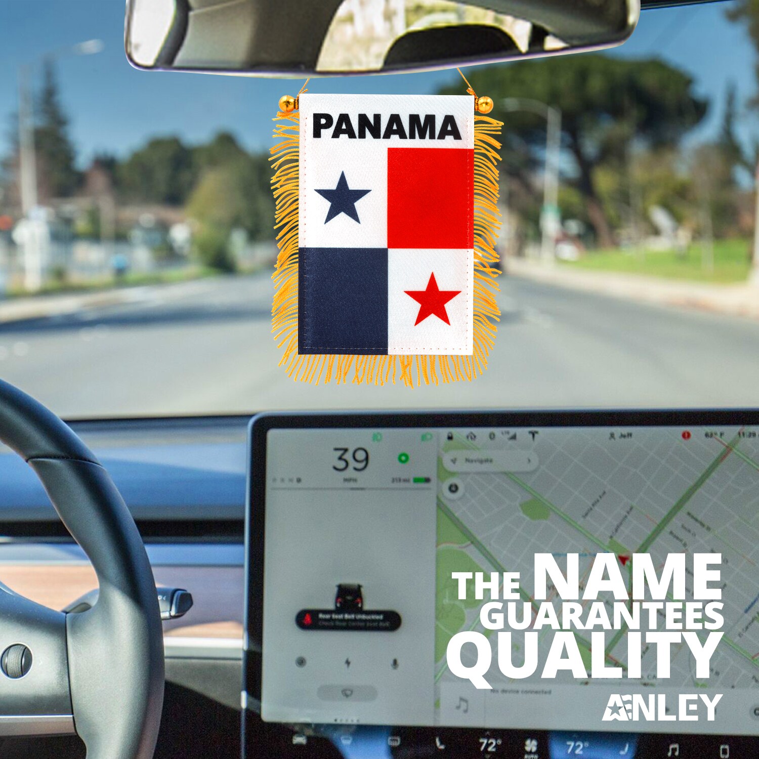 Anley A.FLAG.FRINGE.PANAMA Decorative-Banner-Flags - View #7