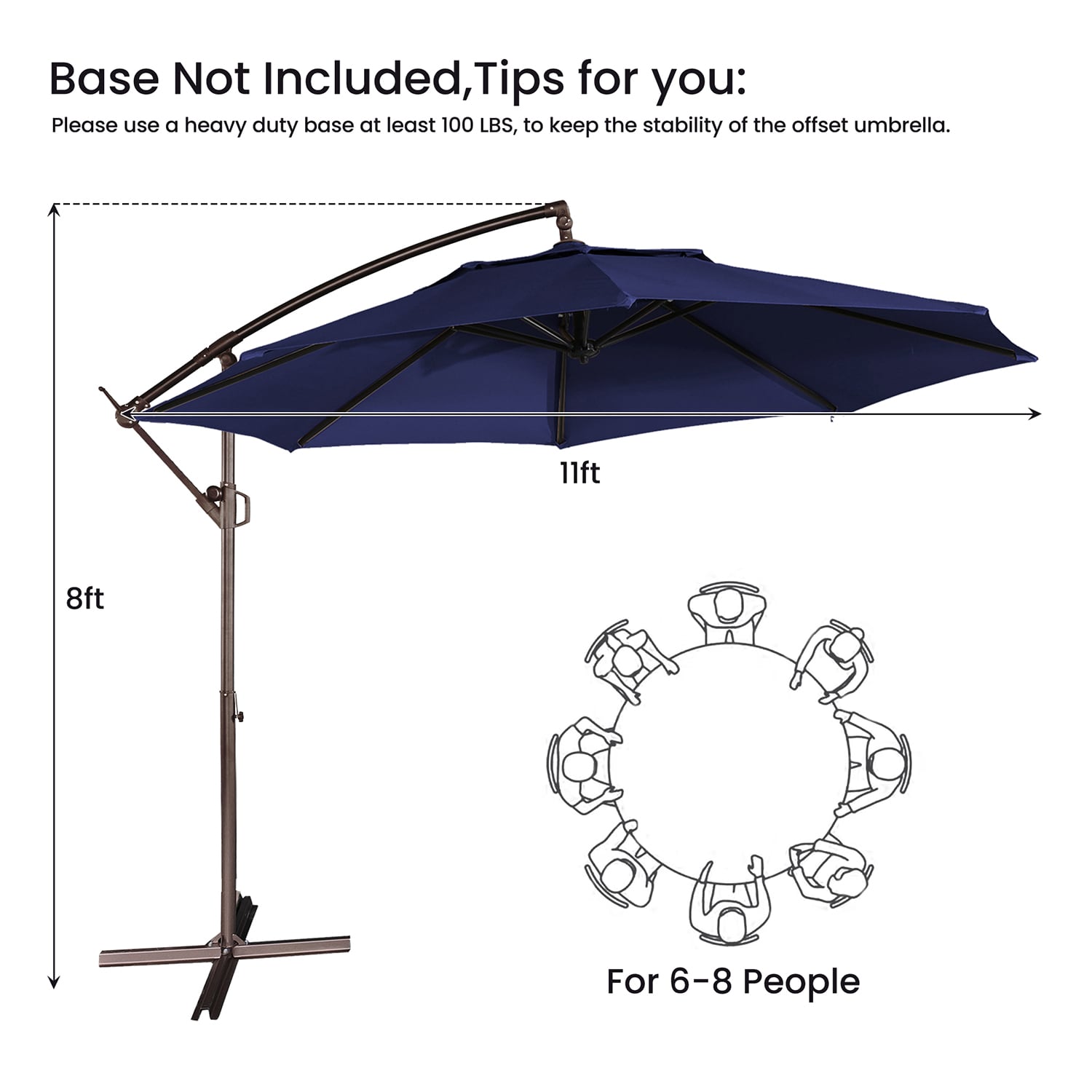 Mondawe 21WF371BL-ED Umbrellas-2 - View #9
