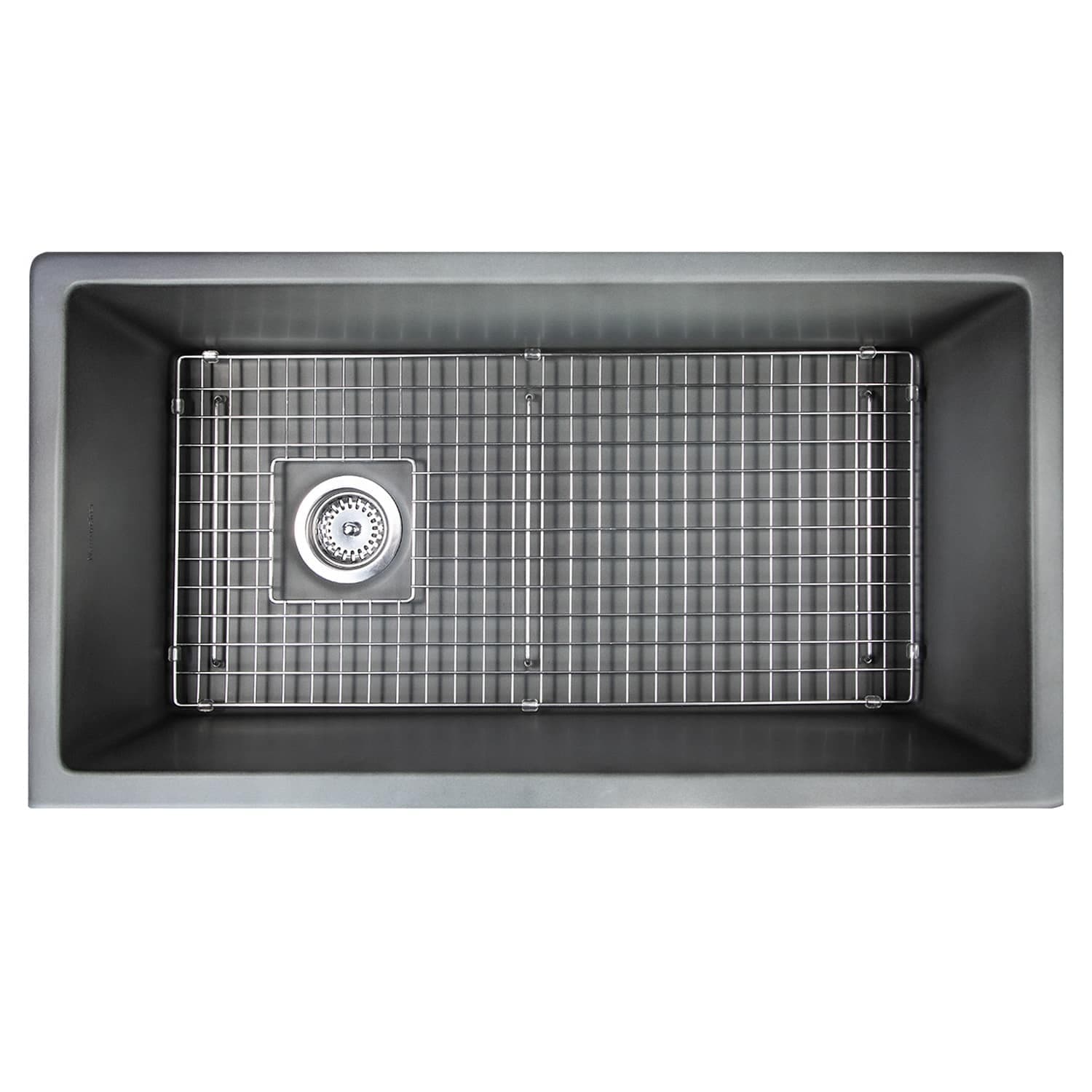 Nantucket  Wellfleet-3419Concrete 34-Inch Cape Collection Fireclay Kitchen Sink