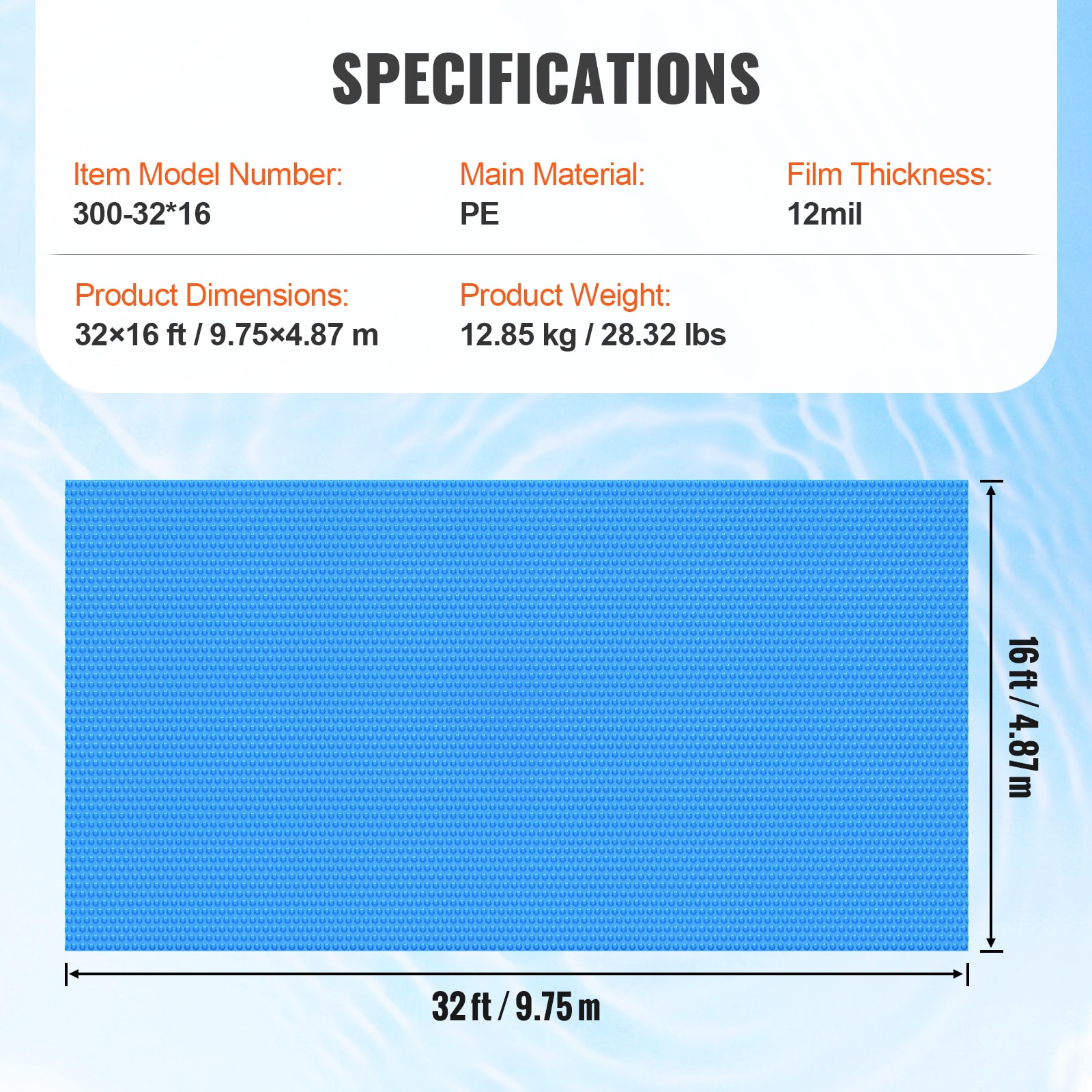 VEVOR TYNJRYCMJX32KY9WHV0 Pool-Covers - View #8