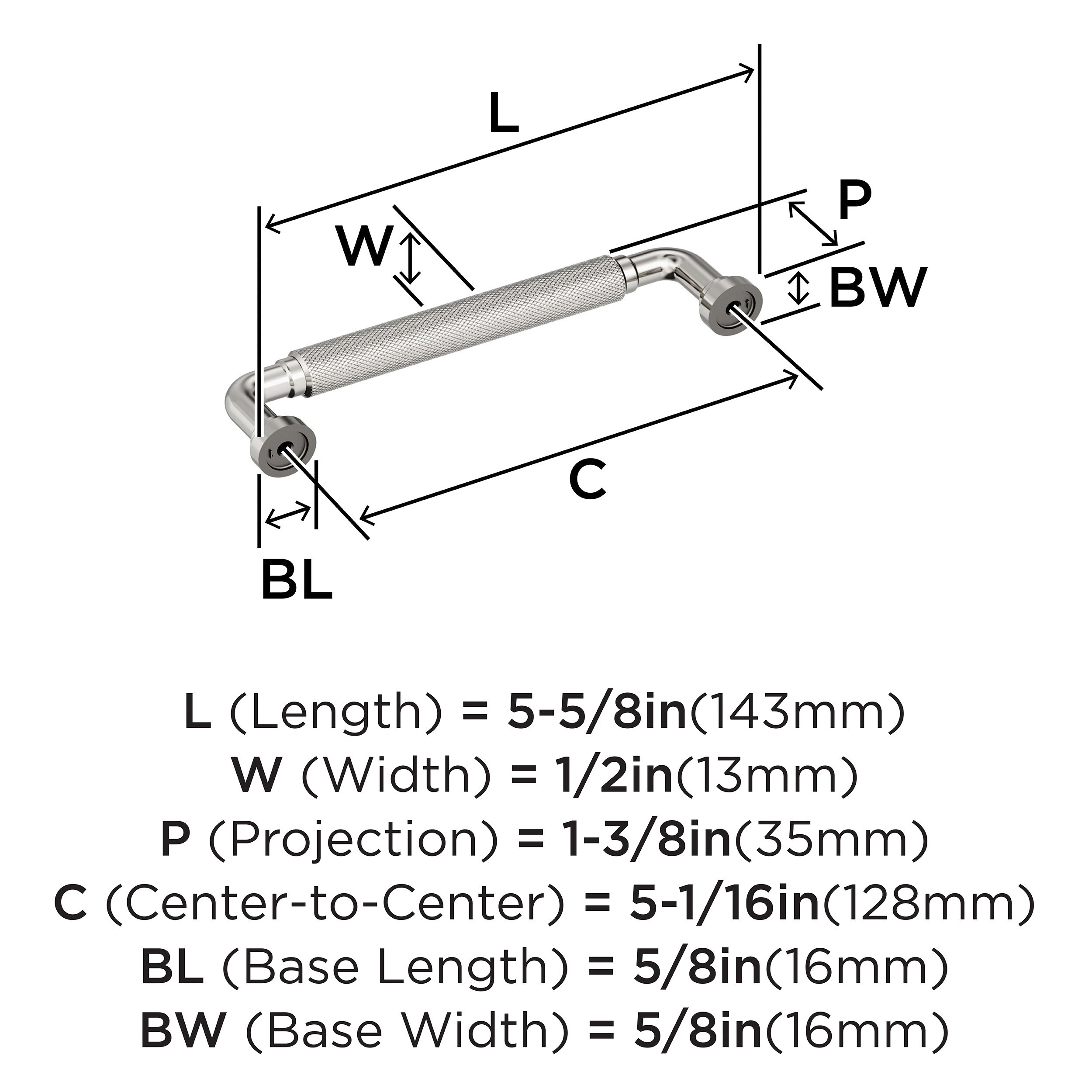 Amerock BP37683PN Cabinet-Pulls - View #4