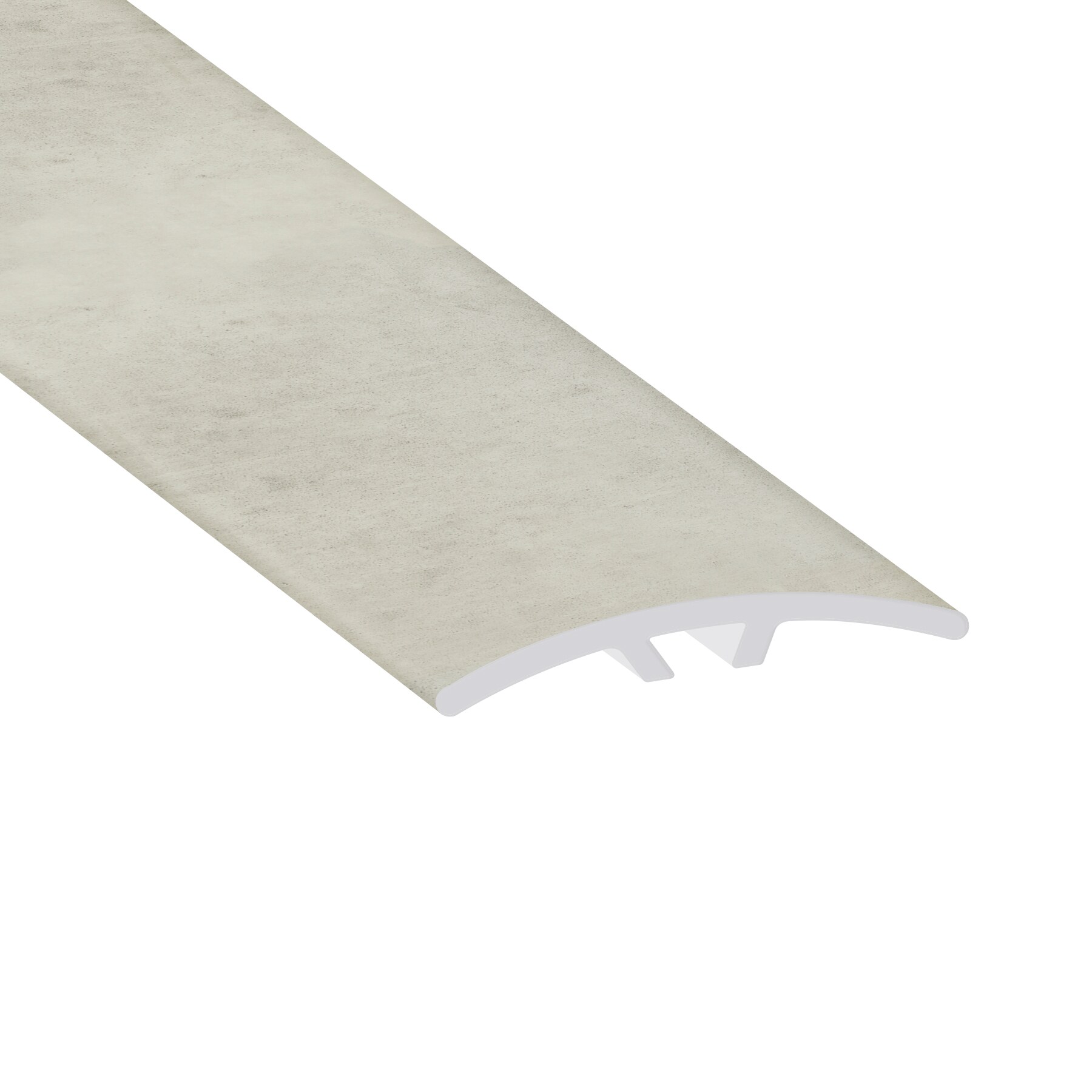 Nouveax V-MT-WM64 Apollo 0.23-in T x 1.59-in W x 94-in L PVC T-moulding/Reducer