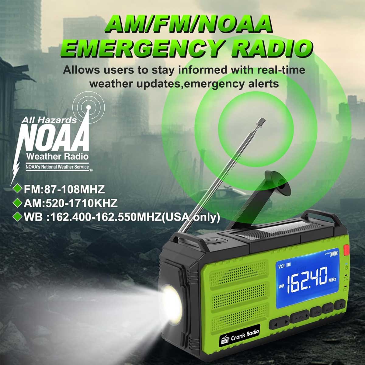 Aoibox LAWR0917016 Weather-Radio - View #2