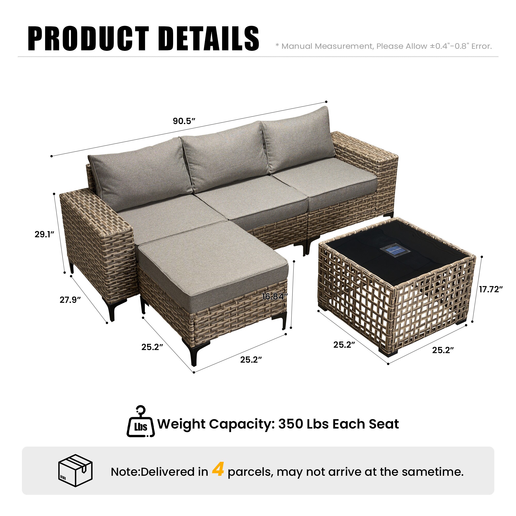 XIZZI XIVRC2052-T Patio-Sofas-Daybeds - View #9