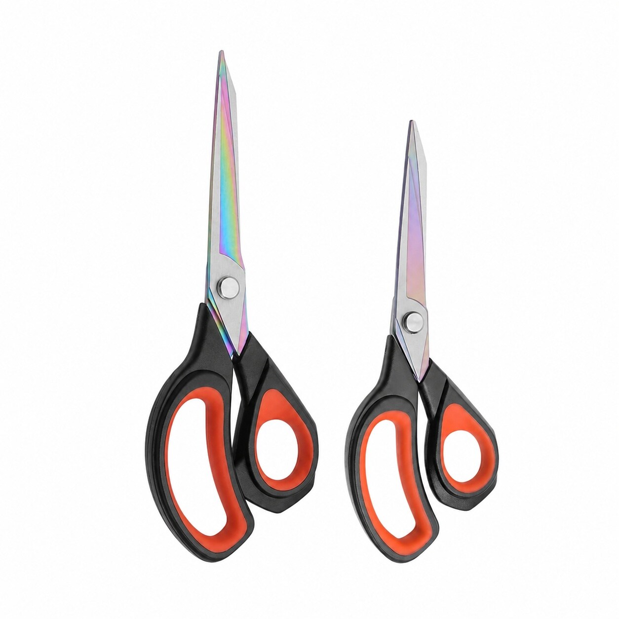 Etokfoks  8 5 in and 9 5 in Forged Stainless Steel Offset Right Handed Multi Purpose Scissor Blade Shears 2 Piece
