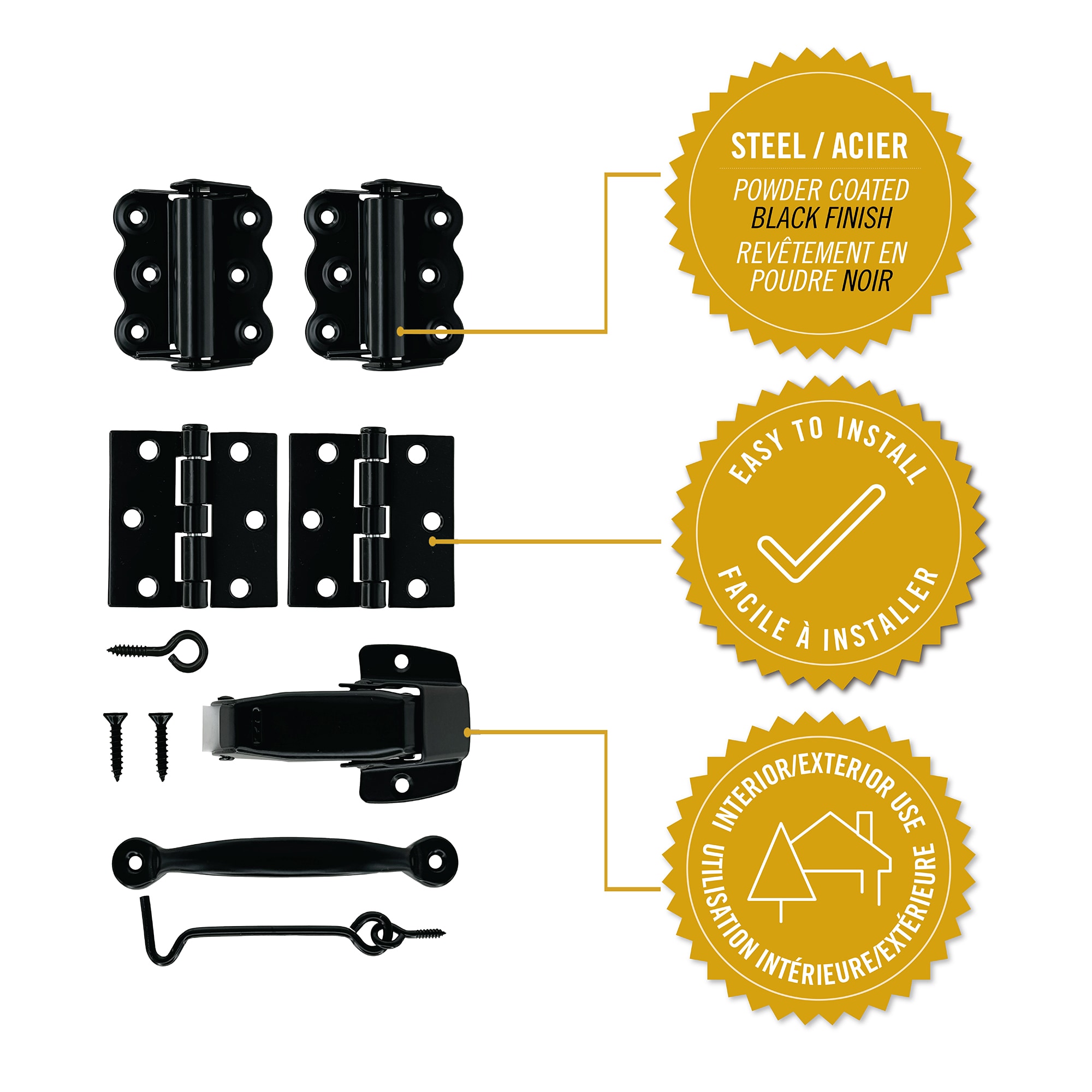 Nuvo Iron BSDHK-IP5 Screen-Storm-Door-Hinges - View #2
