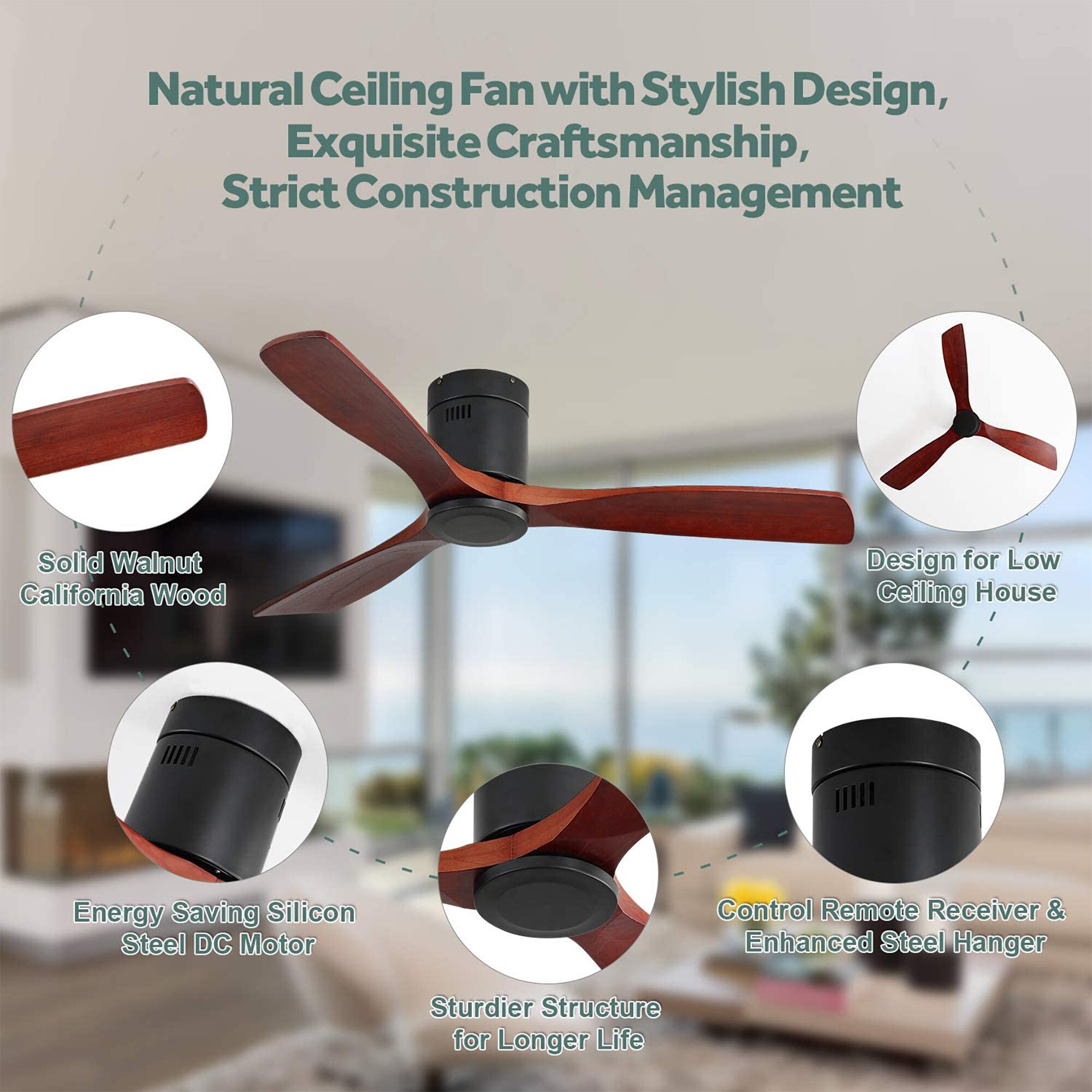 BANSA ROSE LOCK2301 Ceiling-Fans - View #9