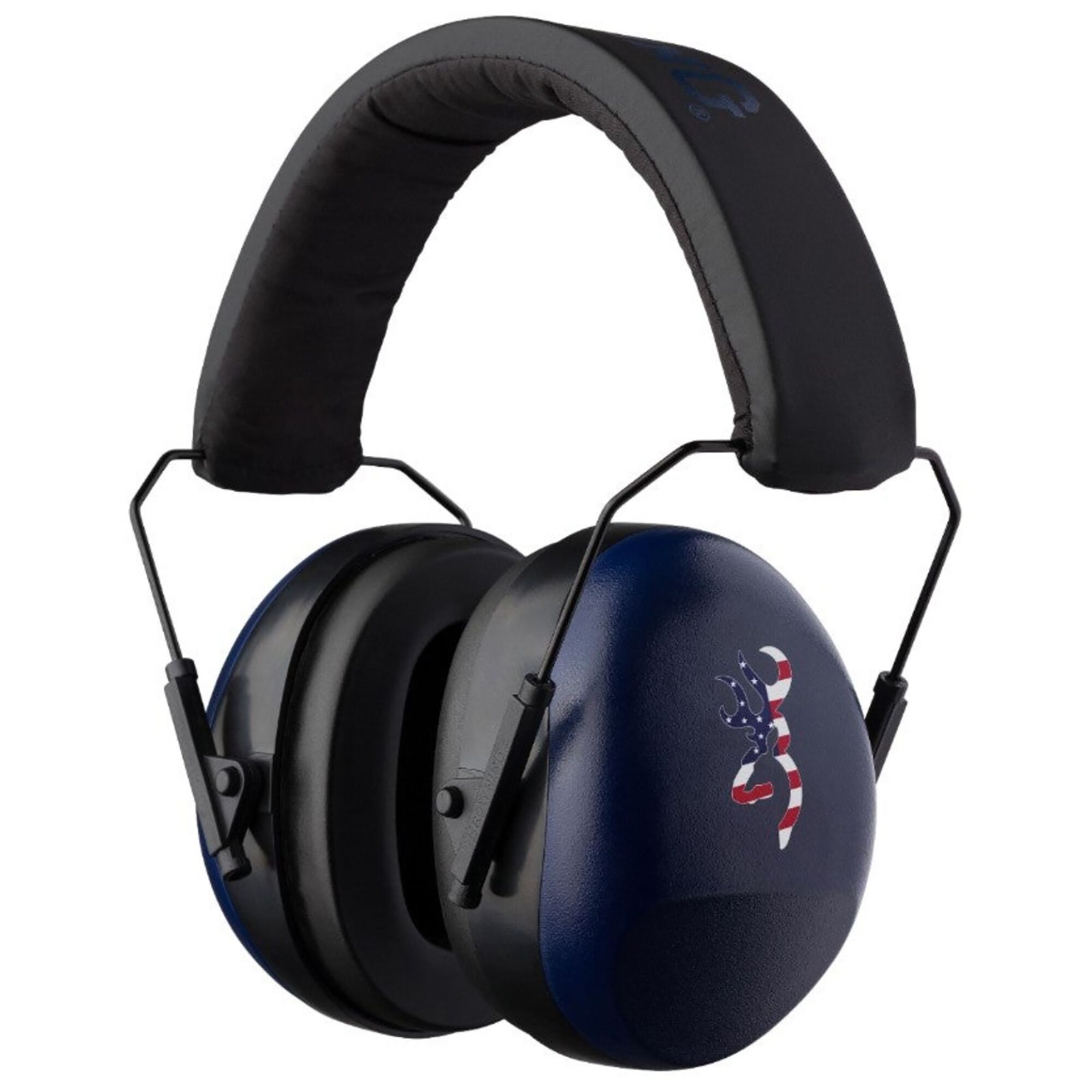 Browning 126387  Buckmark II Hearing Protector Red White Blue