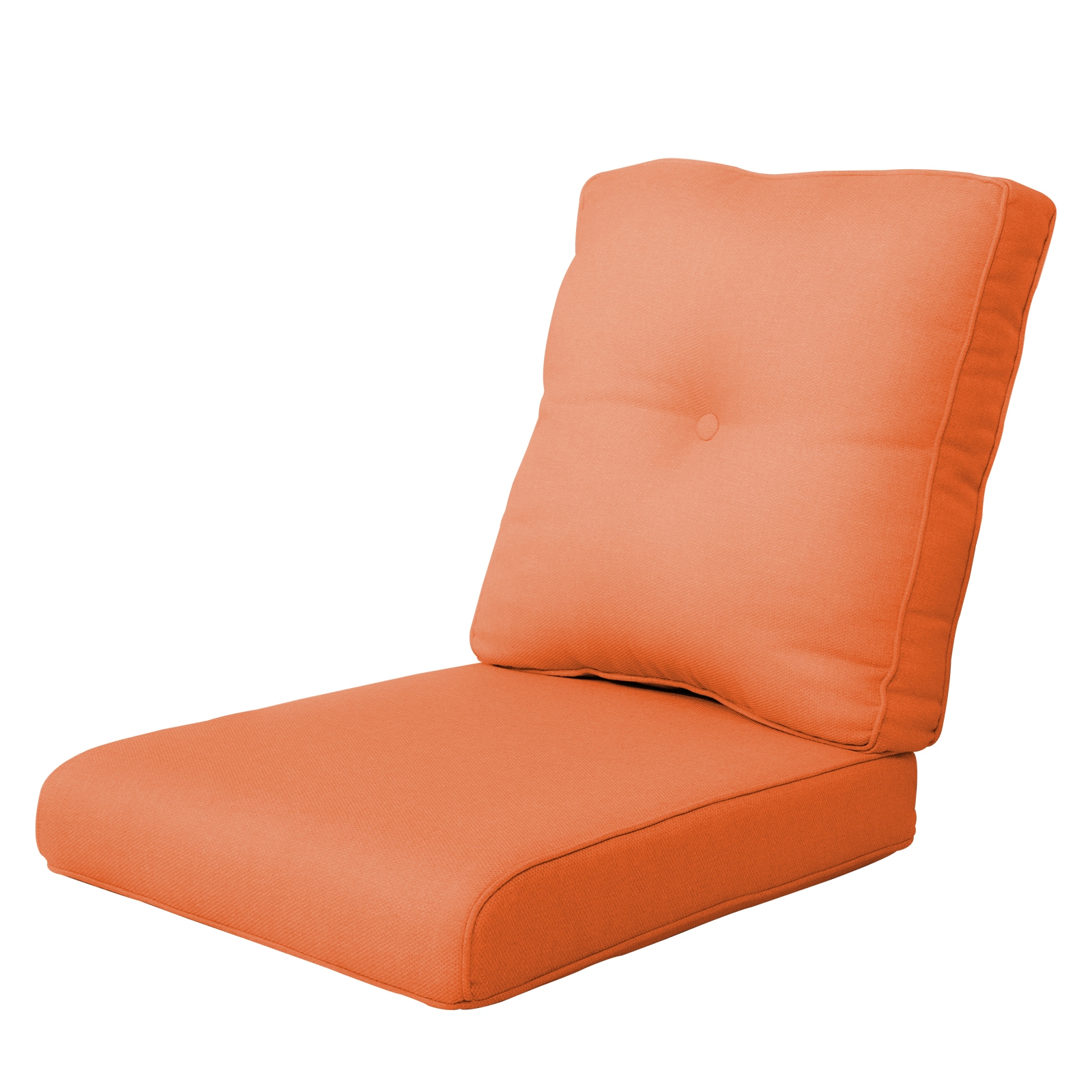  PAZBD006-6 24-in x 22-in 2 -Piece Orange Deep seat patio chair cushion