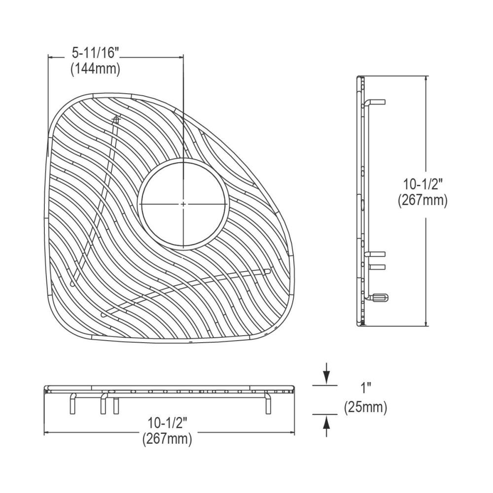 Elkay LKWOBG1111SS Sink-Grids - View #2