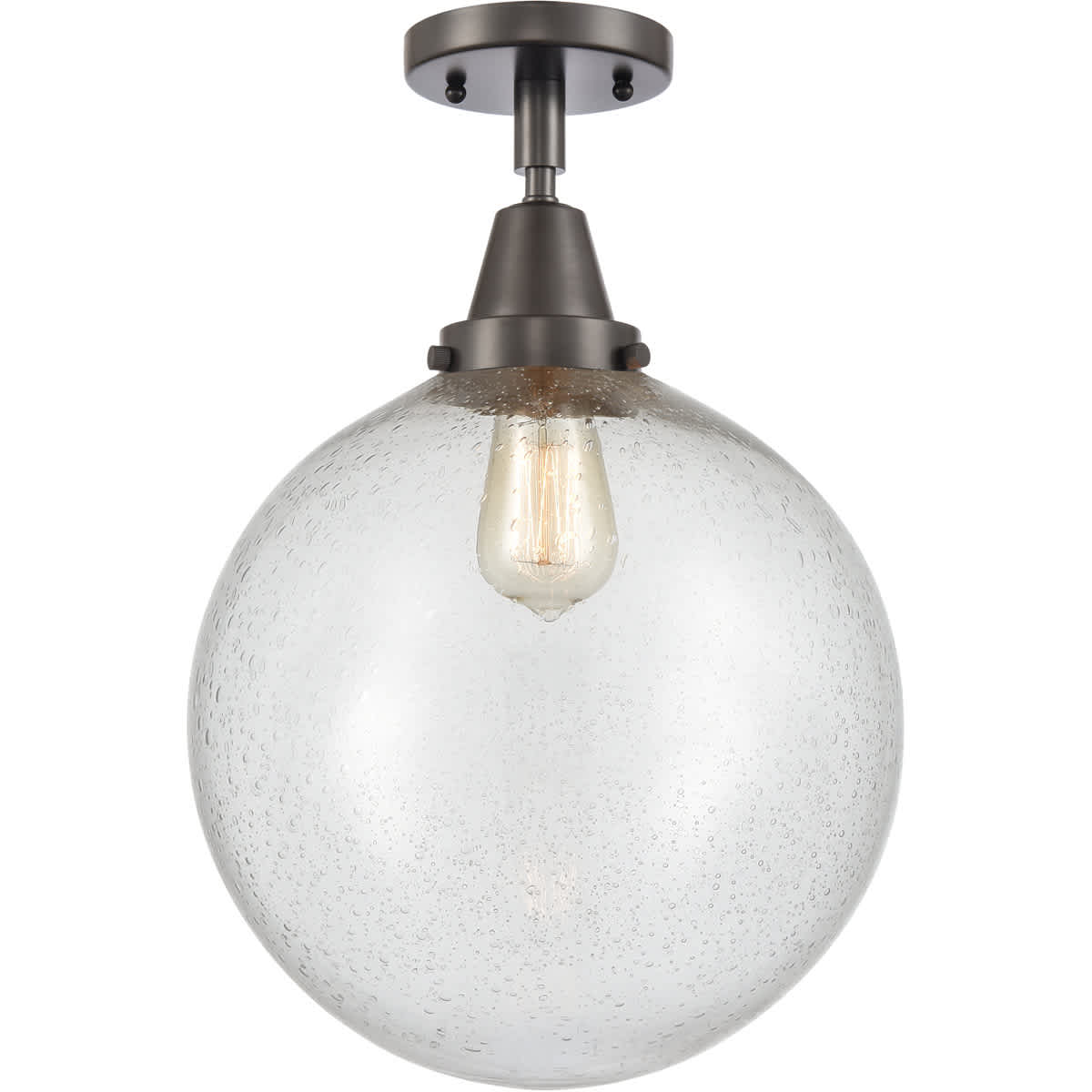 Innovations Lighting 2134682 447-1C-OB-G204-12 Beacon Flush Mount Oil Rubbed Bronze