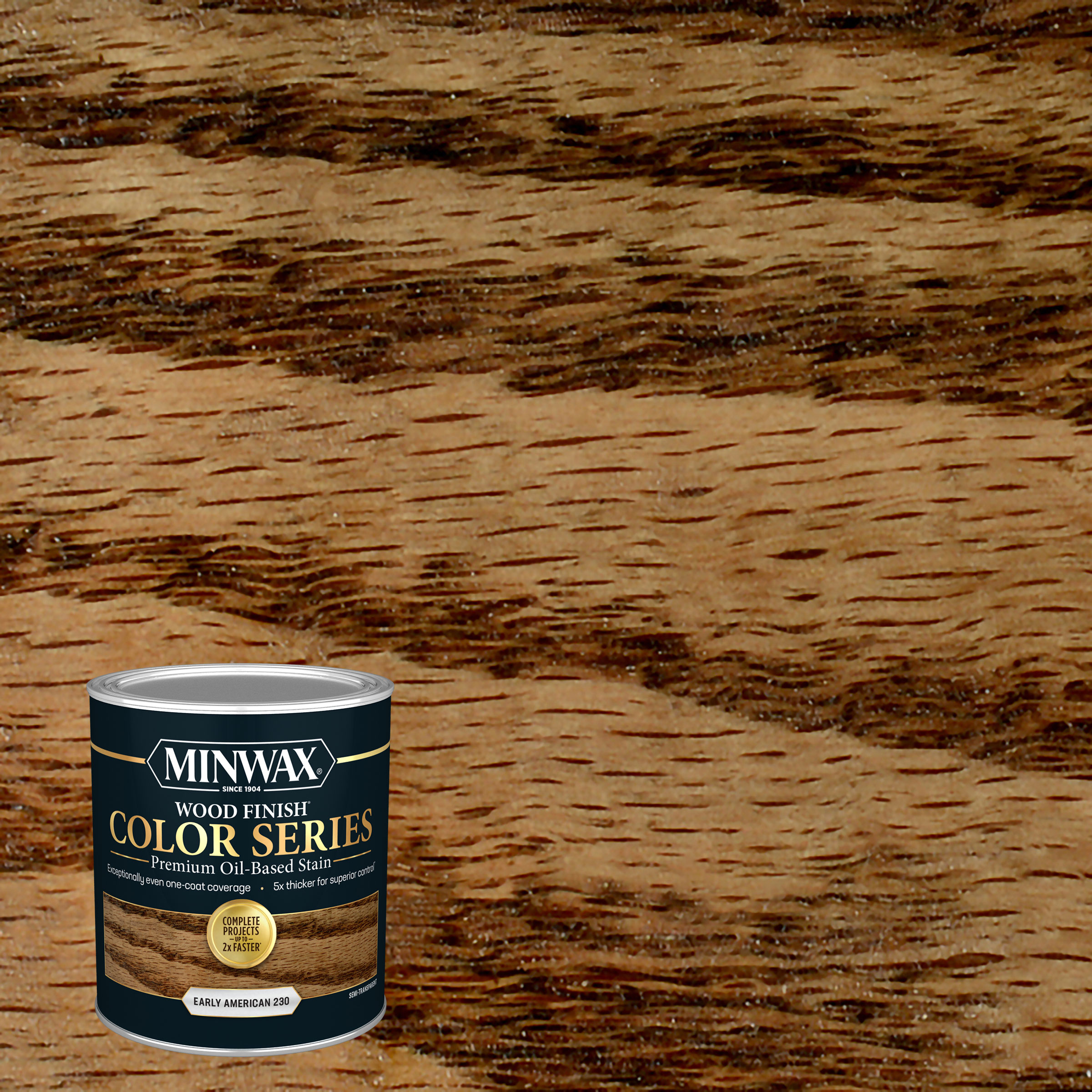 Minwax 800008000 Wood Finish Color Series Oil-based Early American Semi-transparent Interior Stain ( 1-quart )