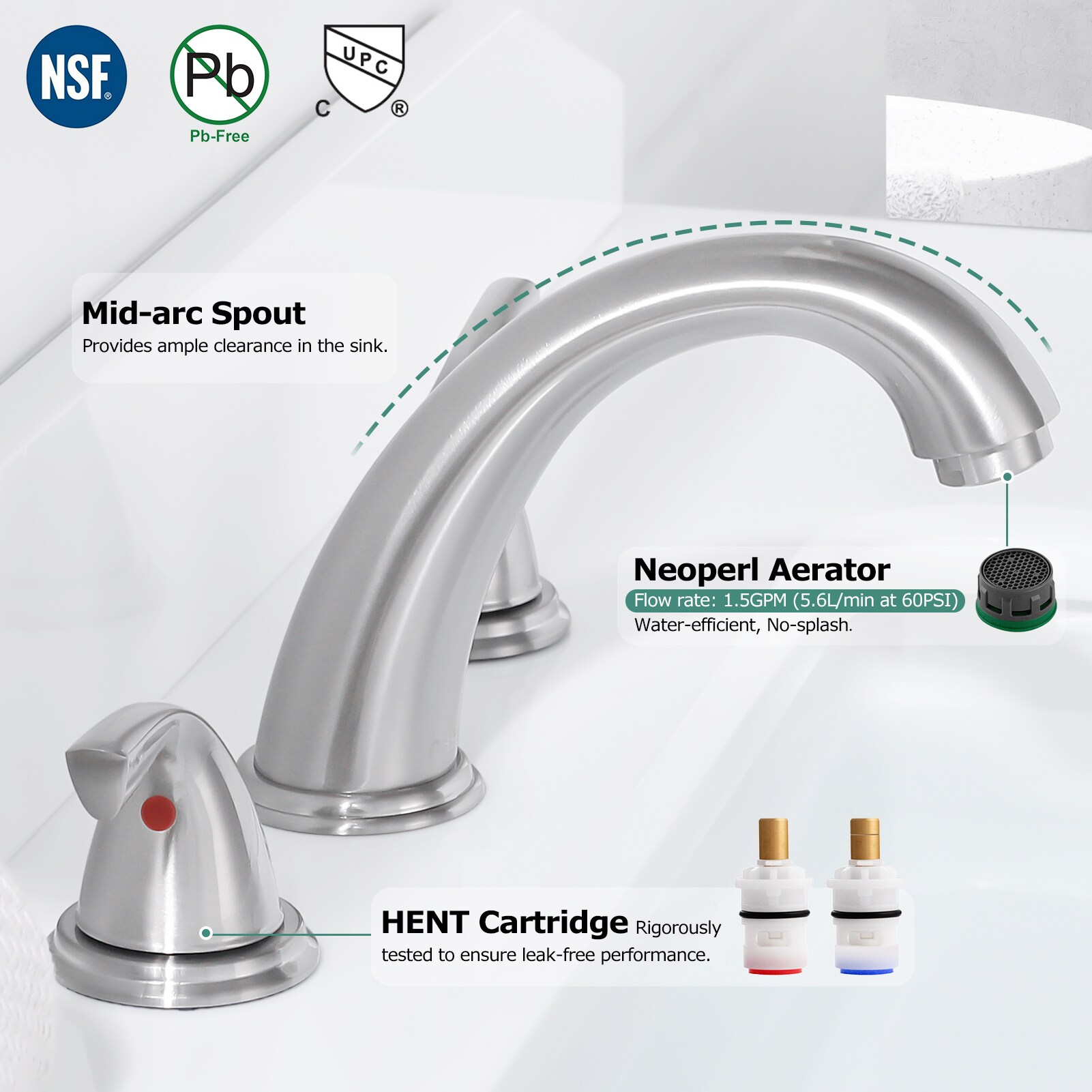 PARLOS 1435002PD Lavatory-Faucets - View #3