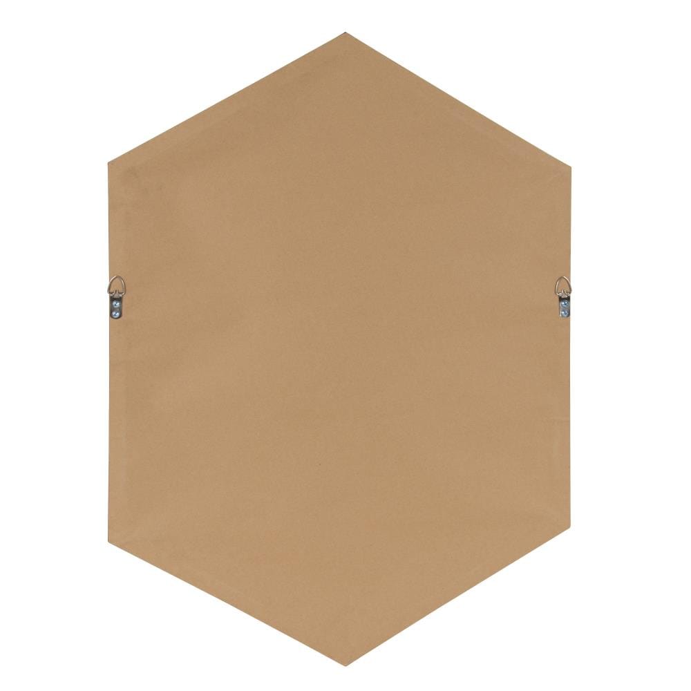 Walnut Brown Rectangular Wood Full Length Vanity Mirror