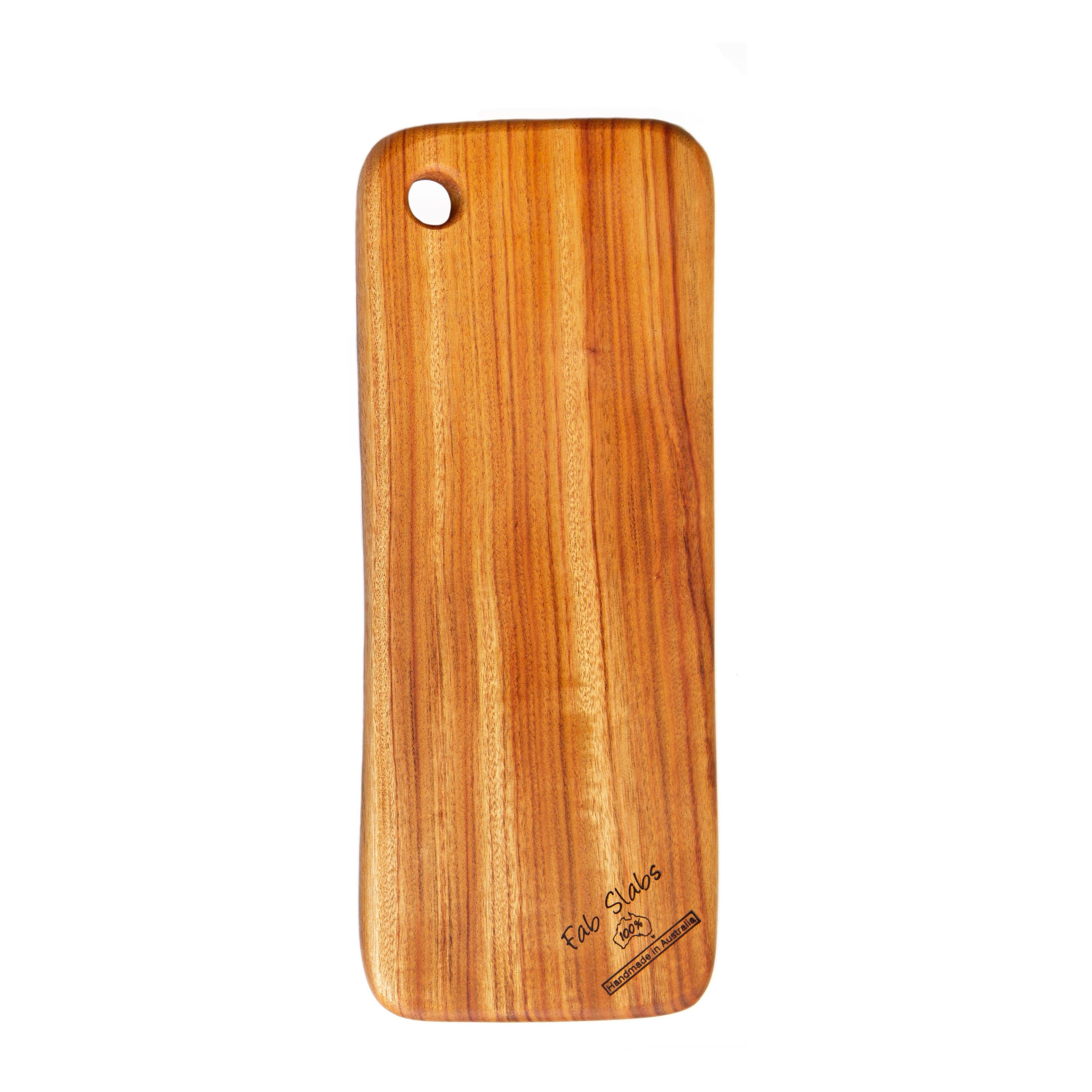 Fab Slabs Natural Wood Camphor Laurel Large Premium Anti-Bacterial Cutting Board