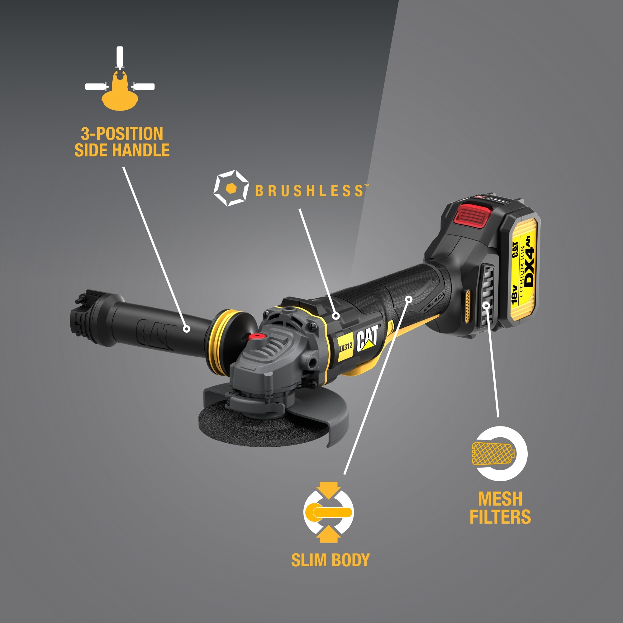 Sierra Sable Caterpillar S/bateria 18v Motor Bl Dx52b Cat