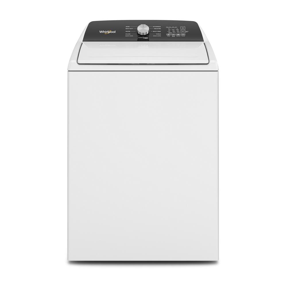 Whirlpool 4.5-cu ft High Efficiency Agitator Top-Load Washer (White) in the  Top-Load Washers department at