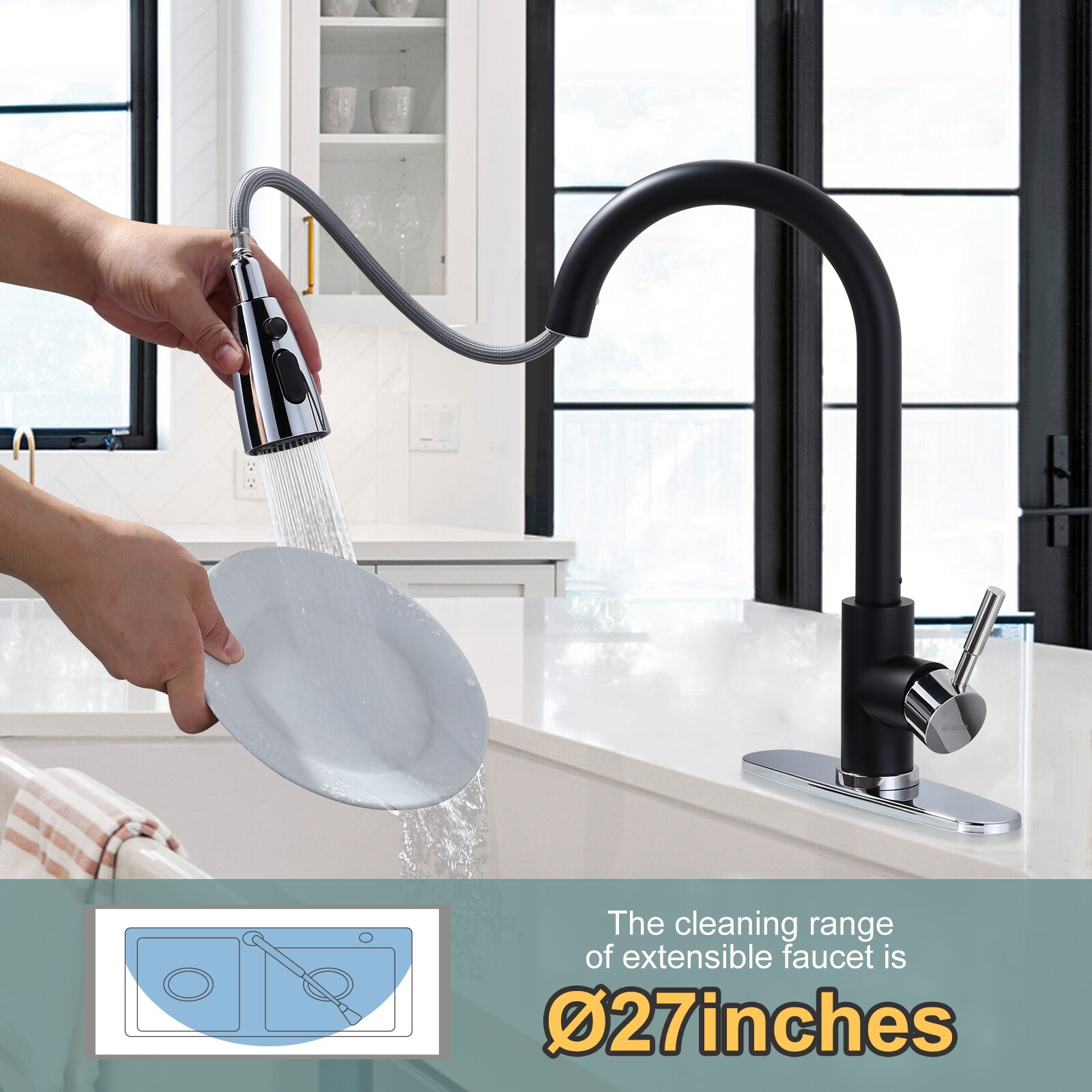 WOWOW 2310301CB-LW Kitchen-Faucets - View #2