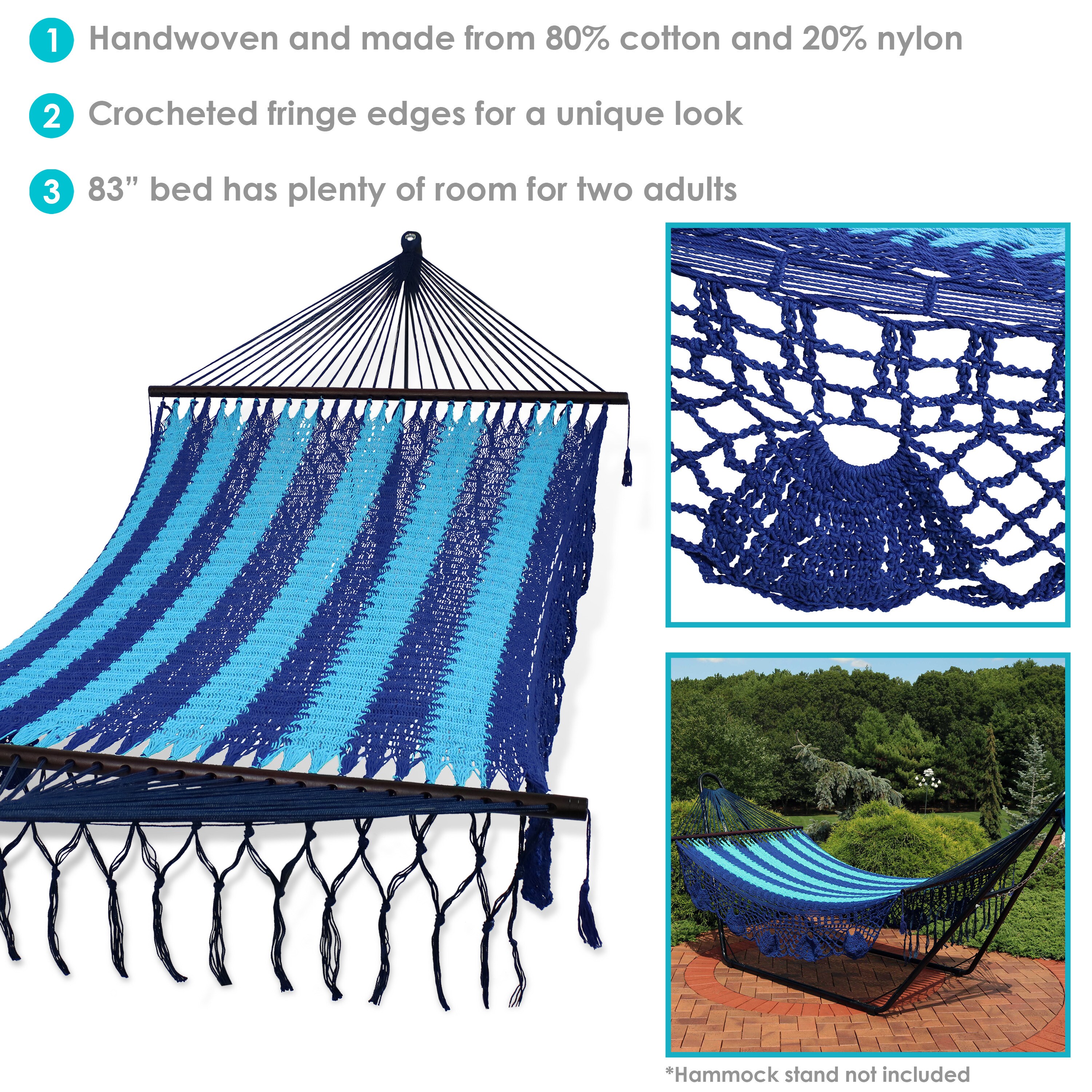 Sunnydaze Decor HM-AND-BLU hammocks - View #8