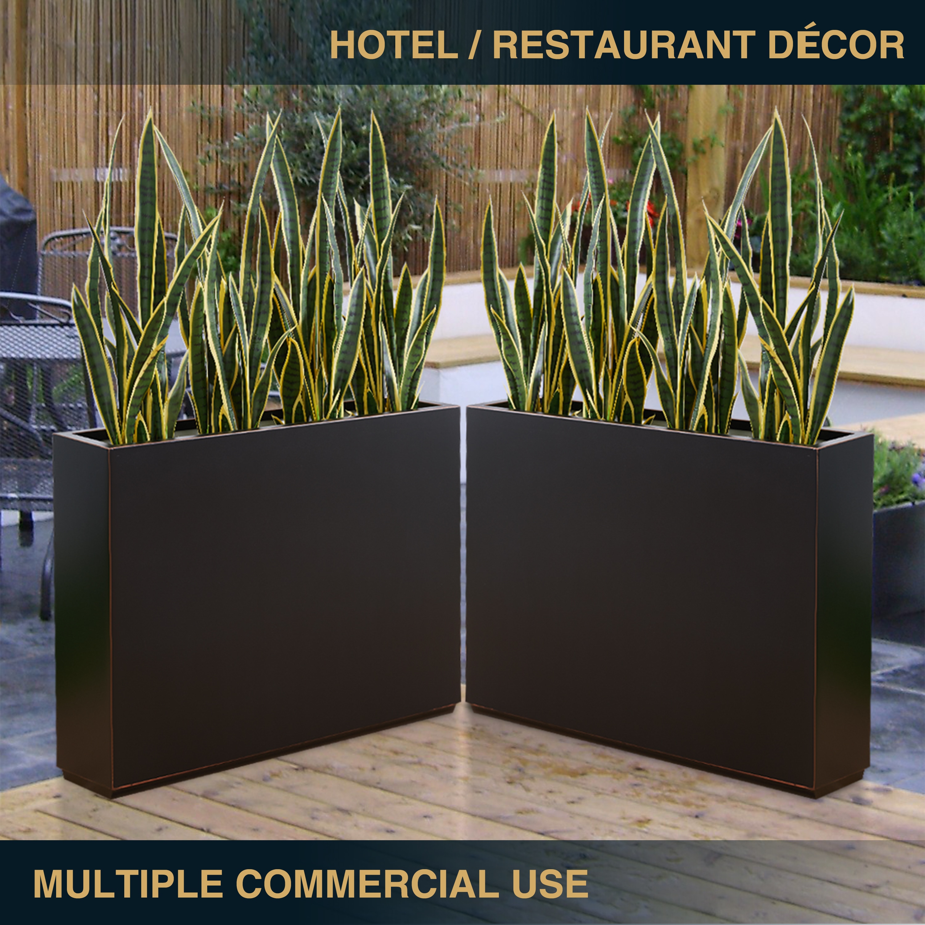 EDYO LIVING HCMP001-BLK Planter-Window-Box - View #5