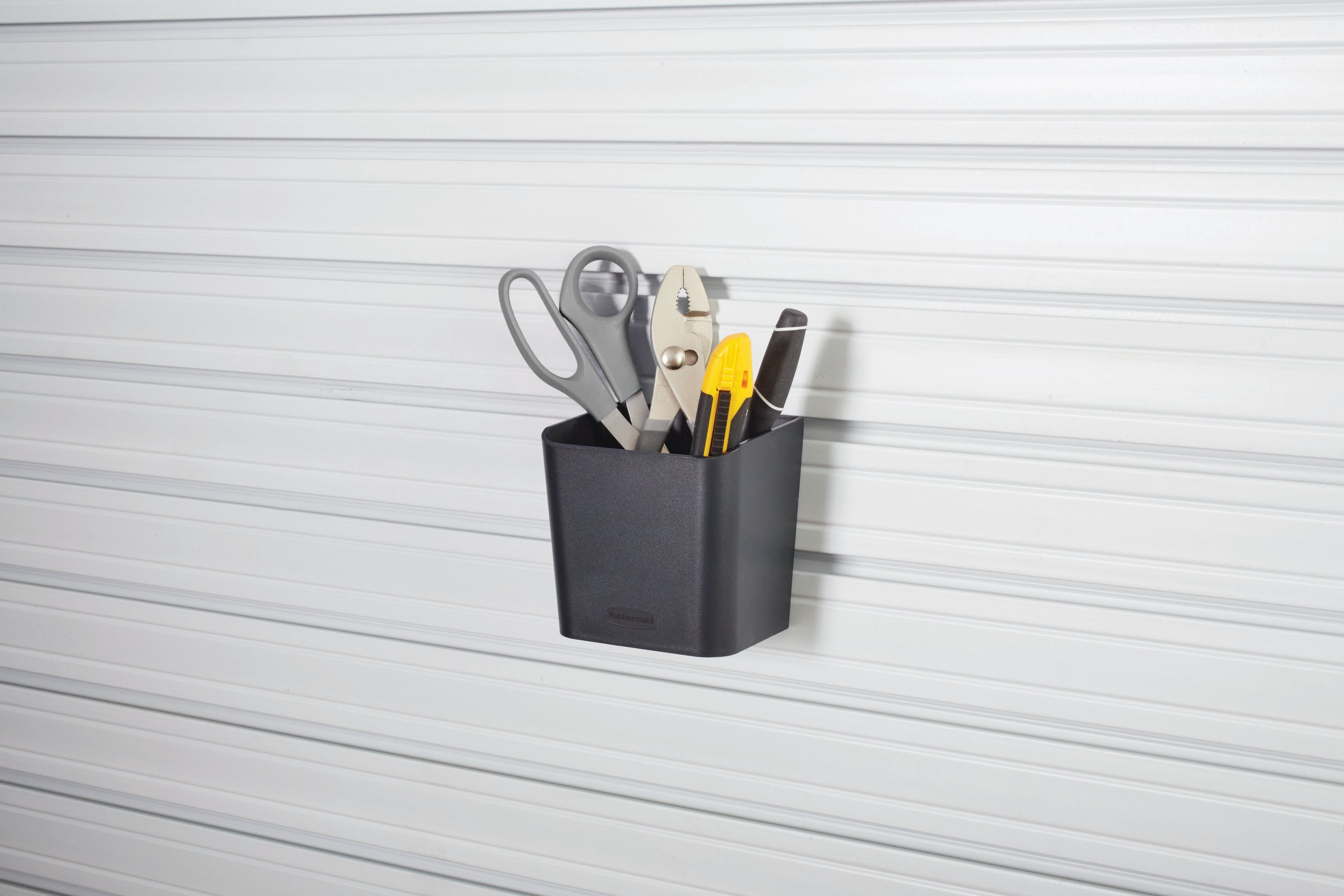 Rubbermaid FastTrack Garage Wall Storage Slat Panel System Cup