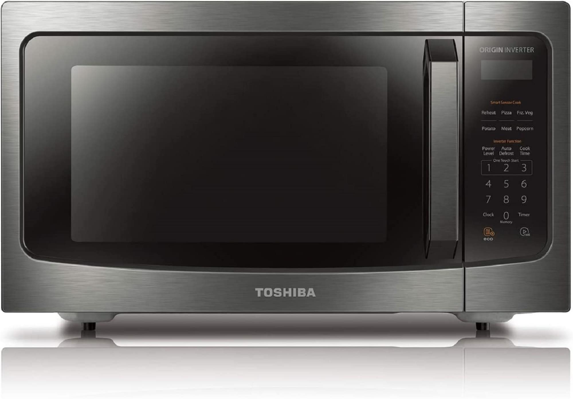 TOSHIBA 6 in 1 Inverter Microwave Oven Air Fryer Combo, Countertop