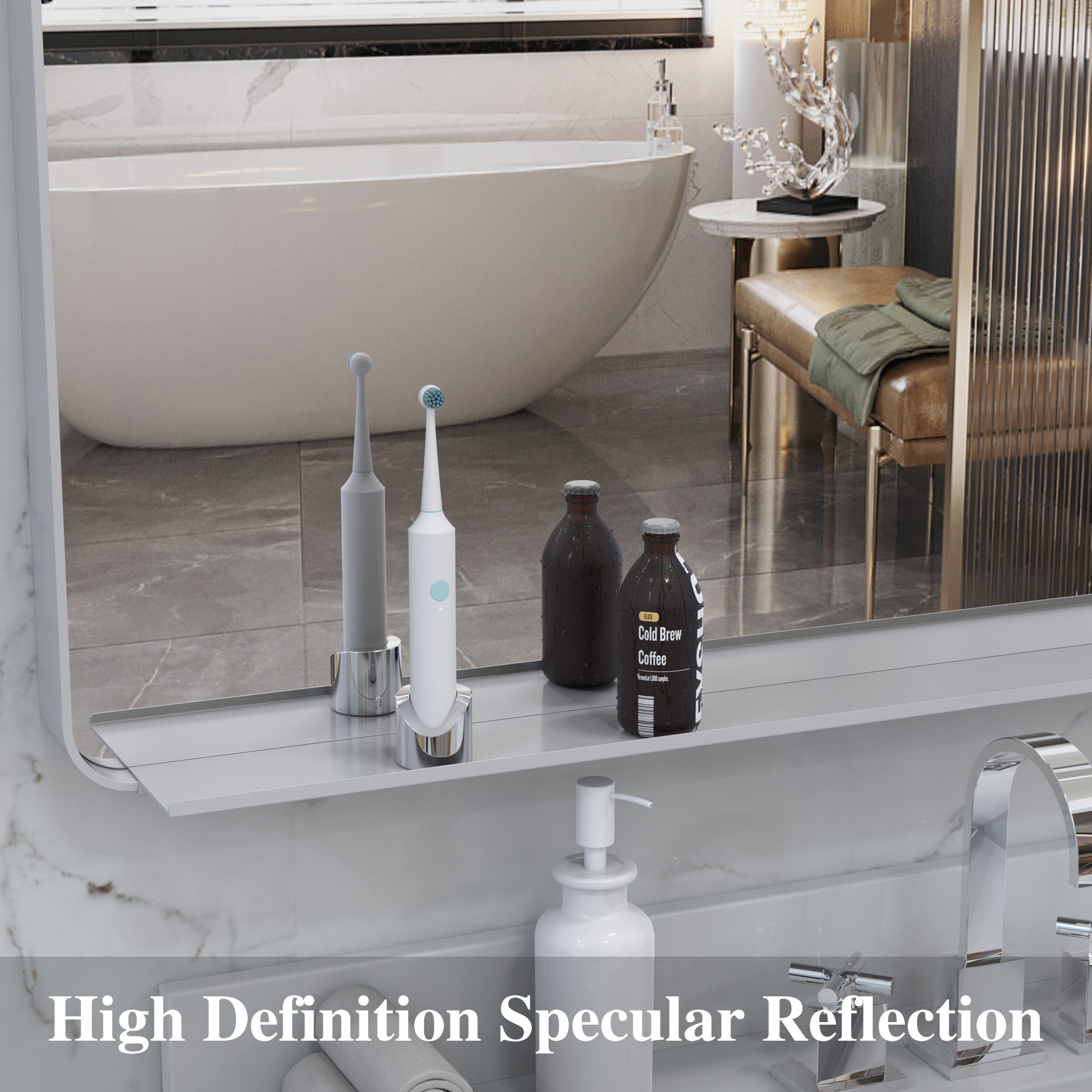Forclover MF03GI-ME08 Framed-Bath-Mirrors - View #5
