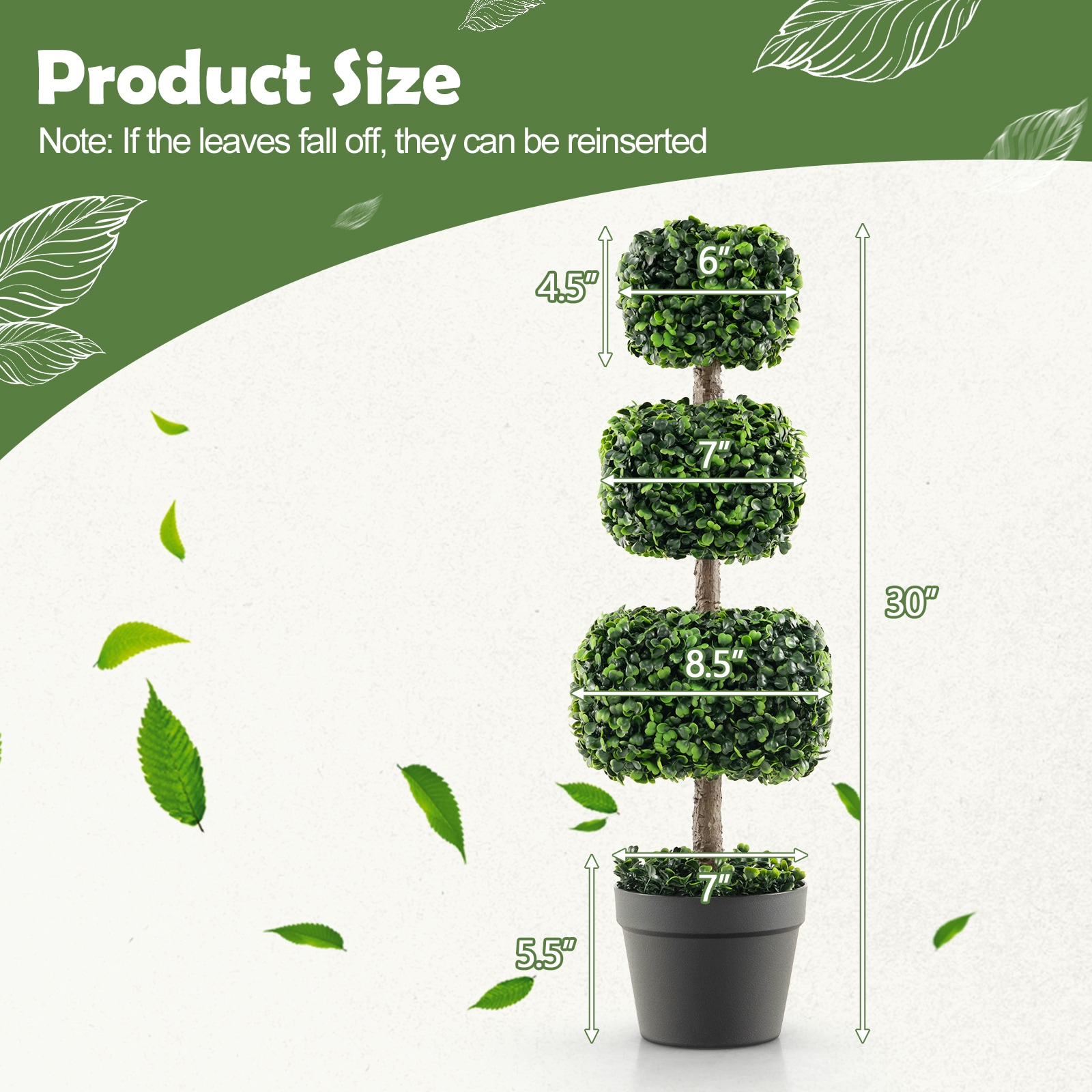 YERIVA FP0167GNCTHZ1 Artificial-Plants-Trees - View #2