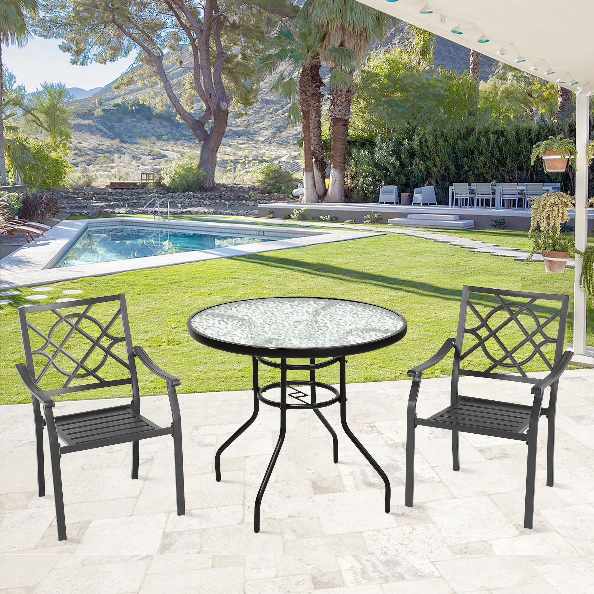 WELLFOR OUJN65657 Patio-Tables - View #6