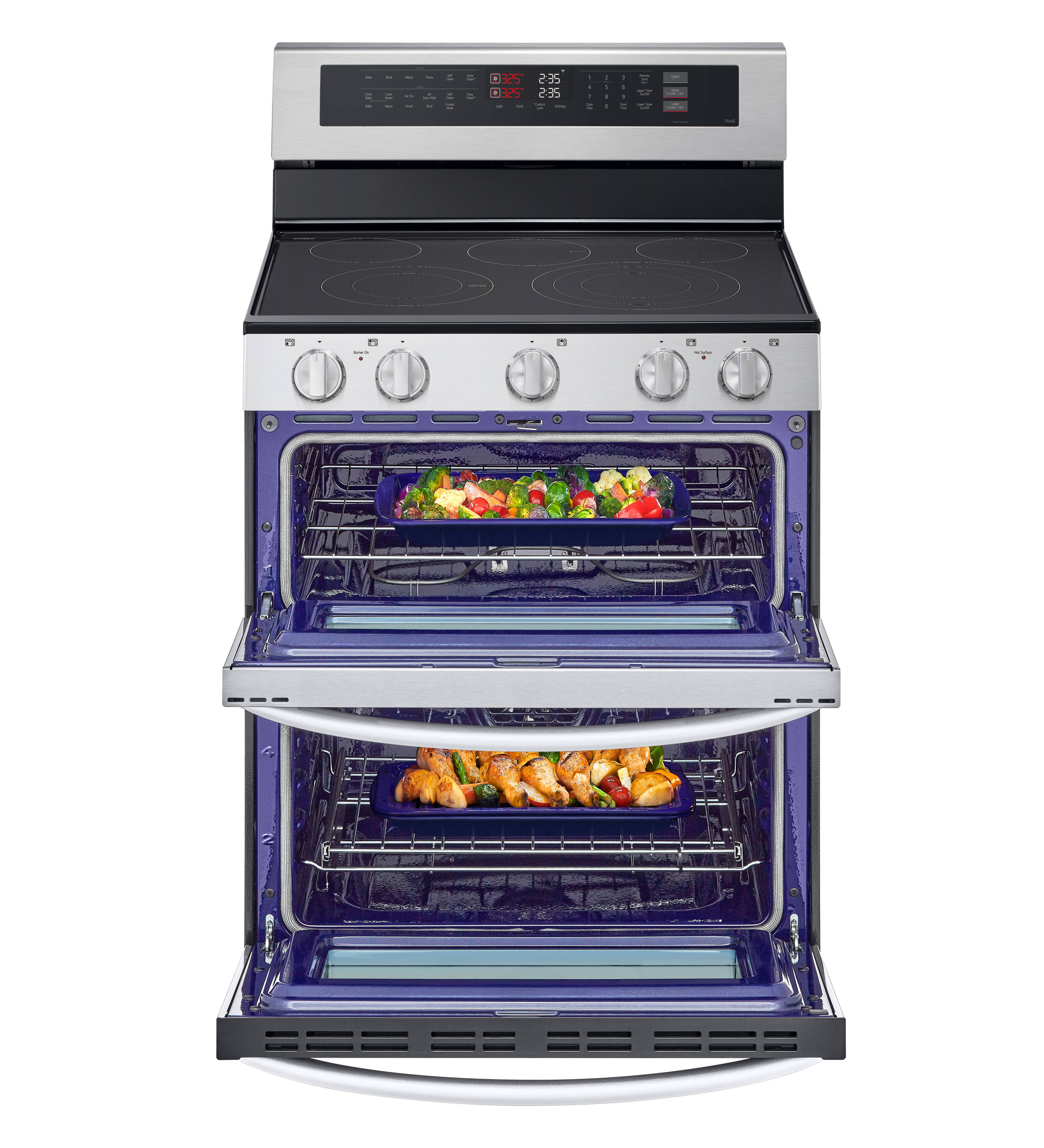 LG LDEL7324SE Double-Oven-Elec-Ranges - View #2