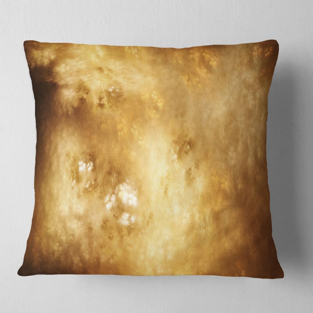 Designart CU16186-18-18 18-in x 18-in Brown Indoor Decorative Pillow