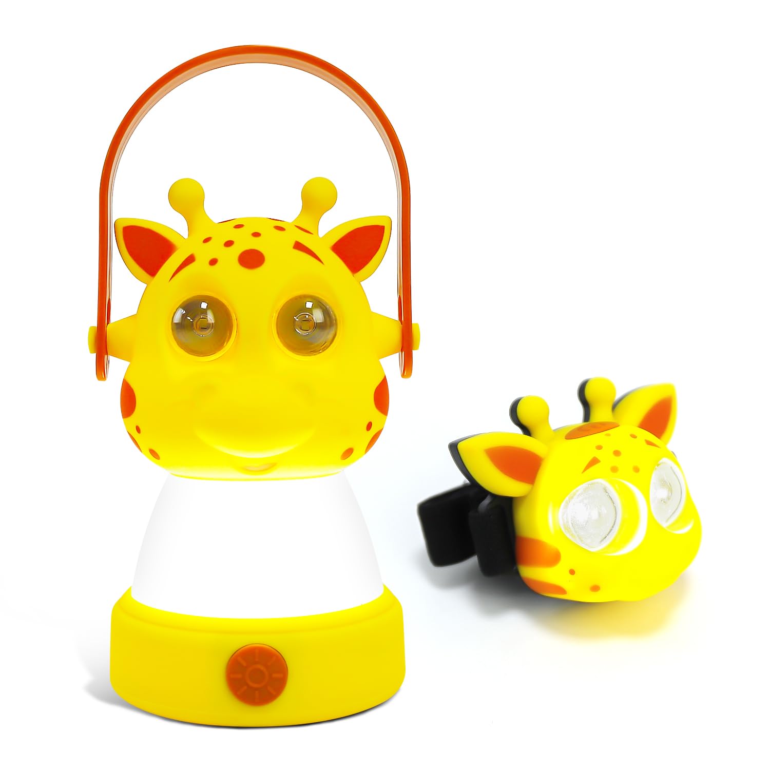 AKSCYZM  LED Camping Lantern and Headlamp Set Deer Design power cell Powered Night Light Lightweight Tent Lamp for Kids Age Six to Fourteen
