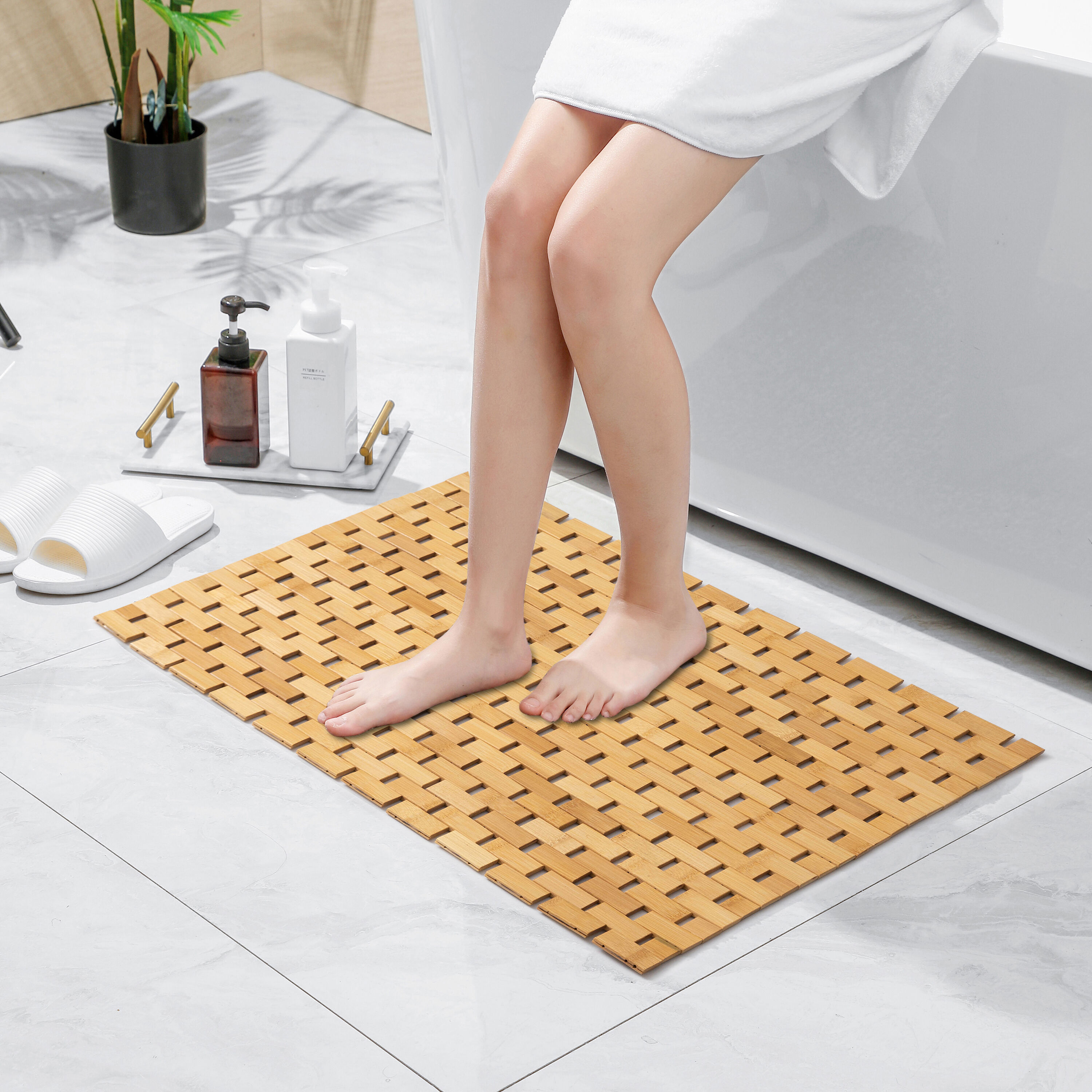 Basicwise QI004613.L Bath-Rugs - View #2