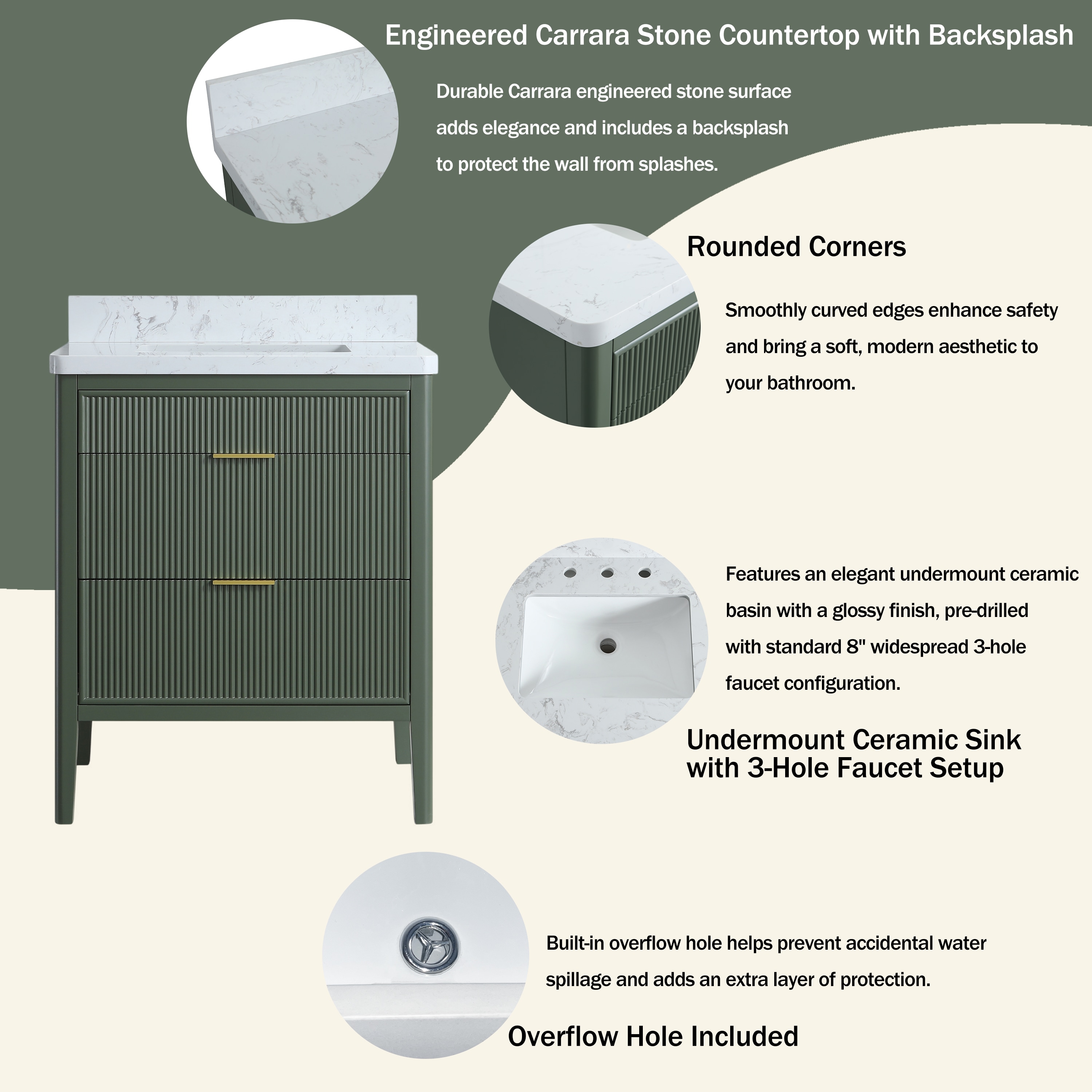 WELLFOR WA-MBF-6048 Bath-Vanity-Combo - View #11