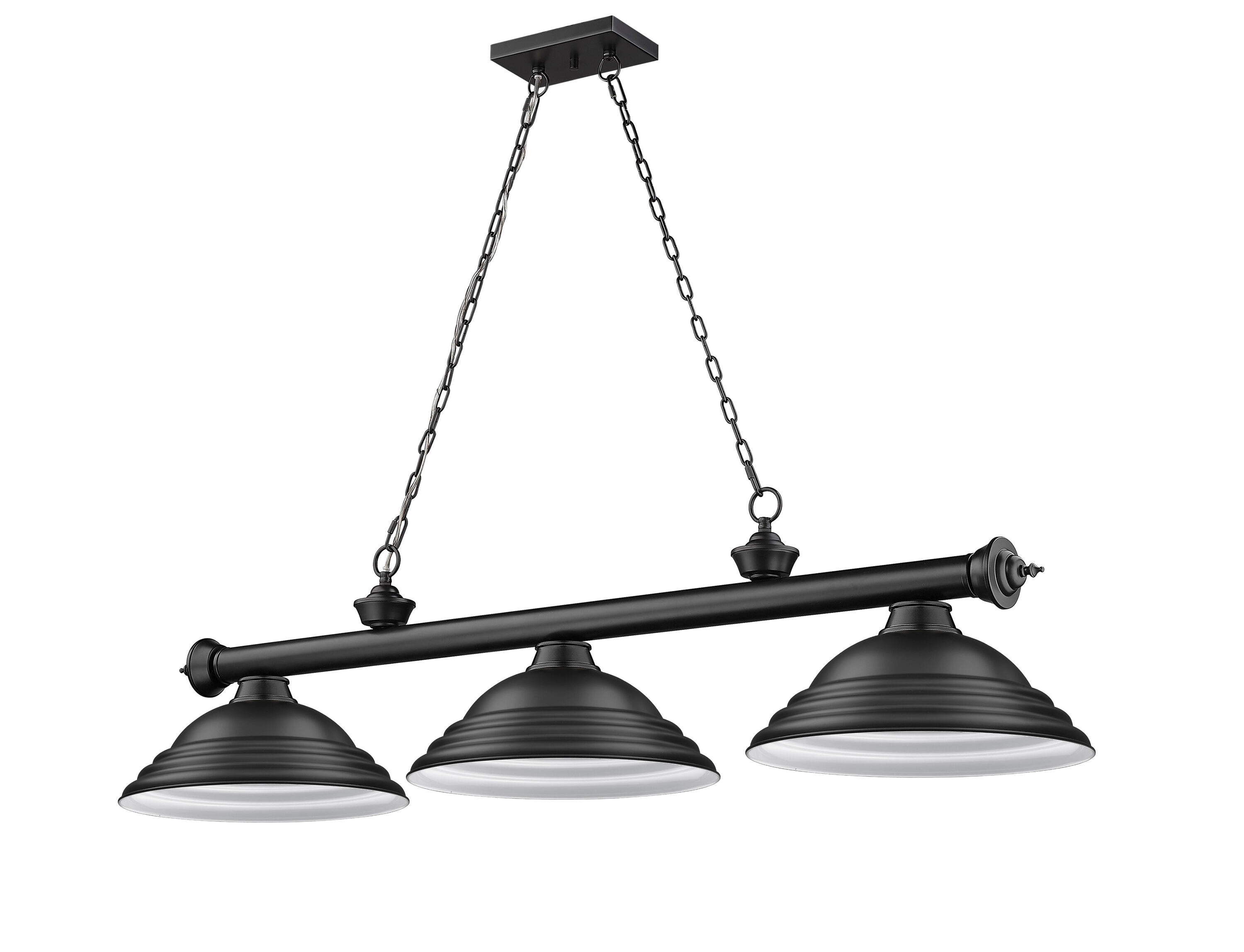 Z-Lite 2306-3MB-SMB Pool-Table-Lighting - View #5