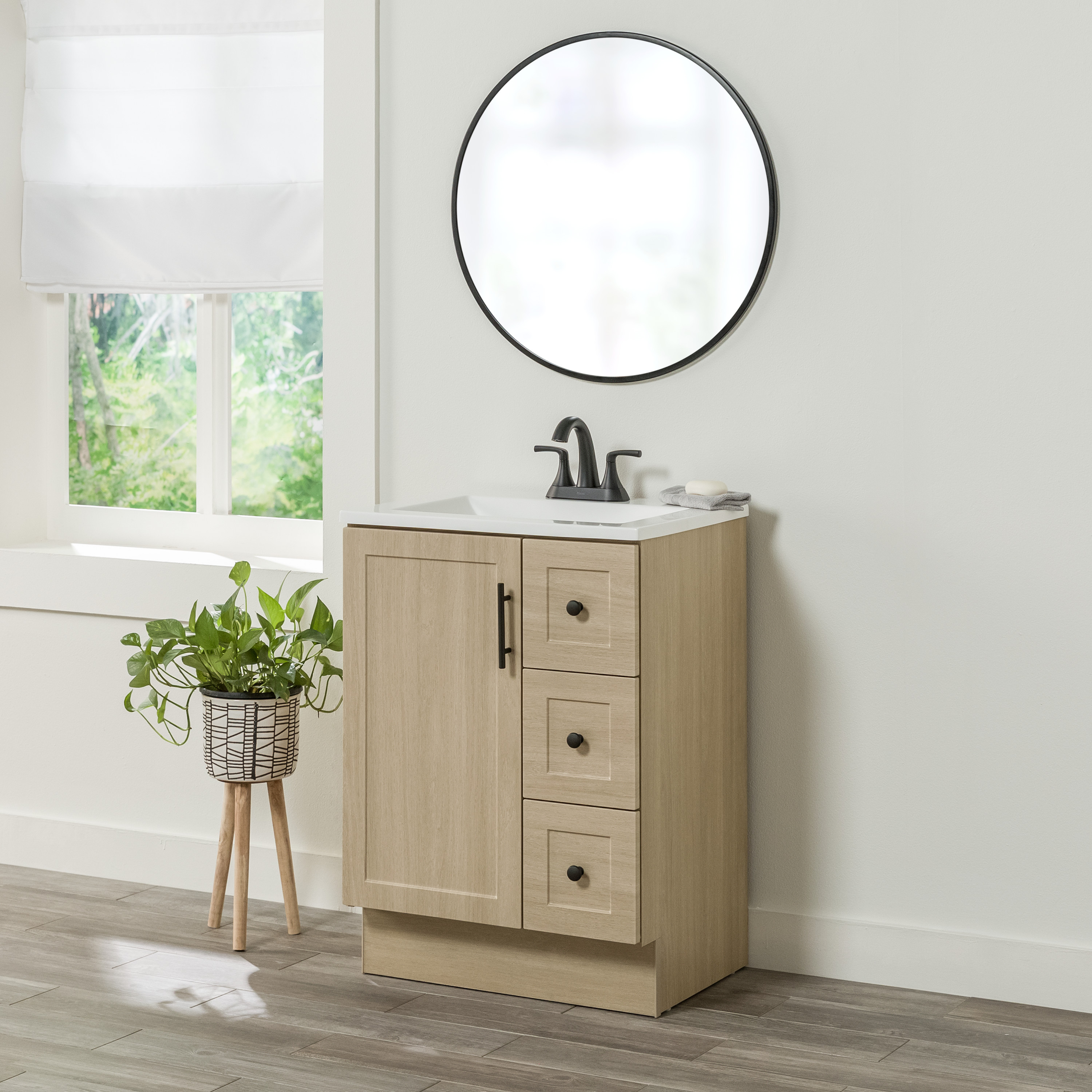 Project Source DV24P2-BK Bath-Vanity-Combo - View #6