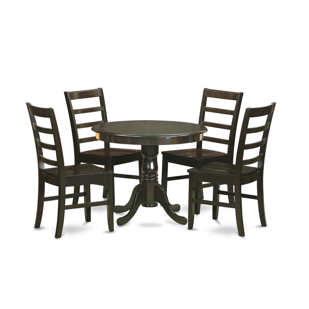 East West Furniture ANPF5-CAP-W Dining-Sets - View #4